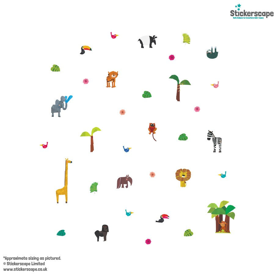 Jungle Wall Sticker Pack