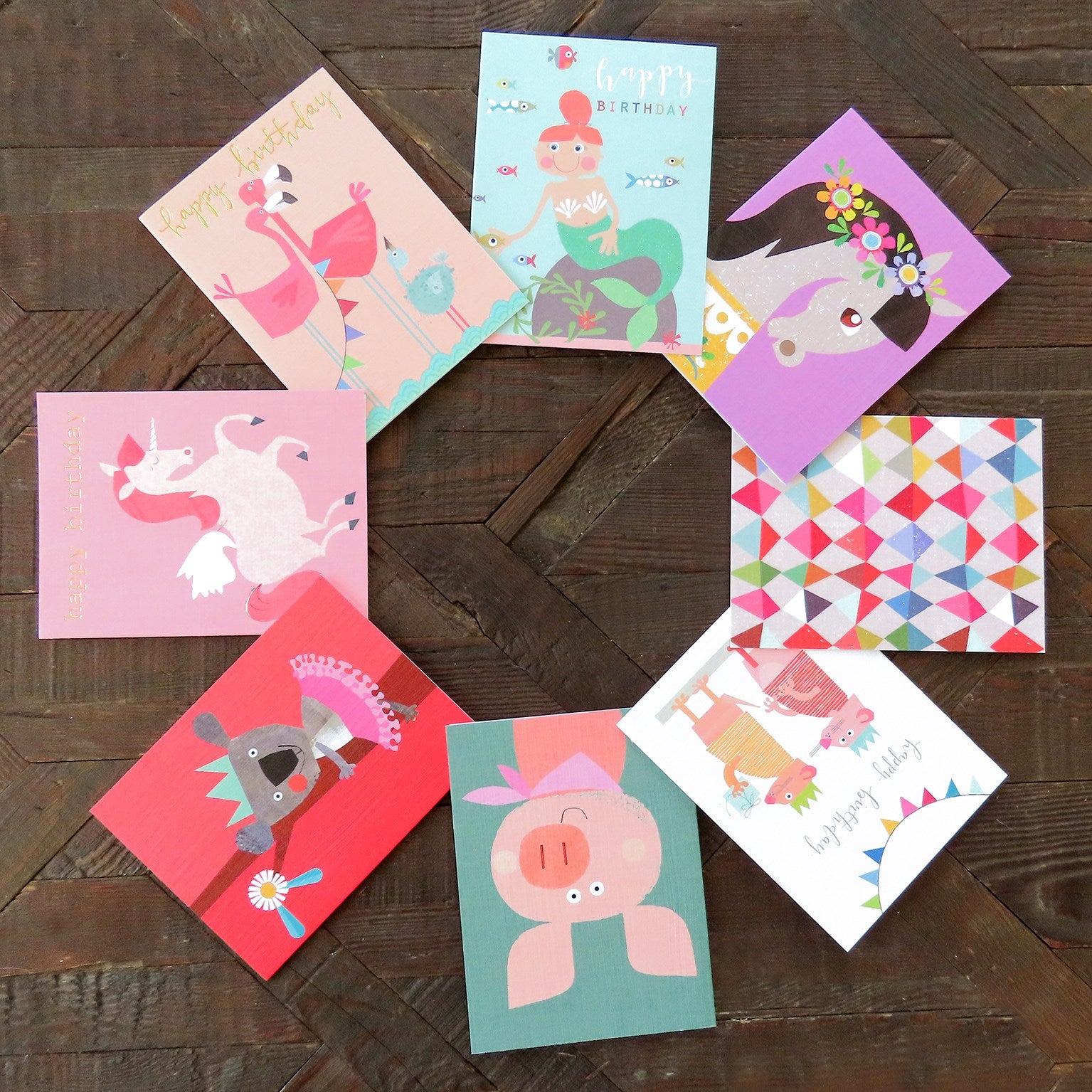 mini girly card pack