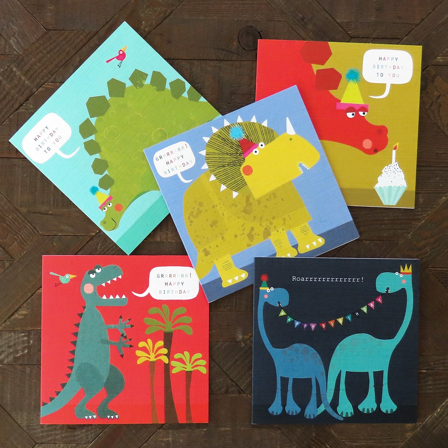 mixed dinosaur card pack