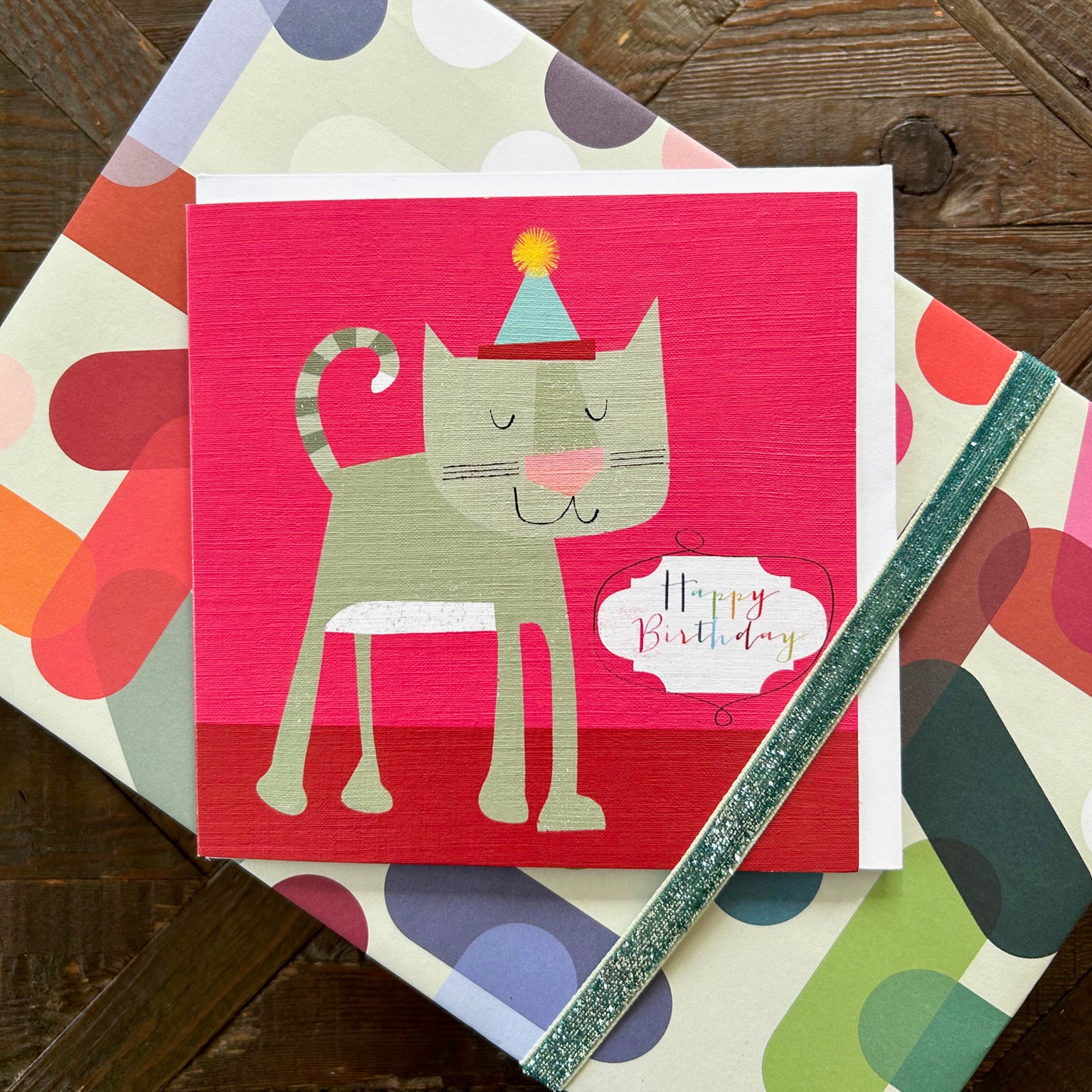 AA01 happy birthday cat card