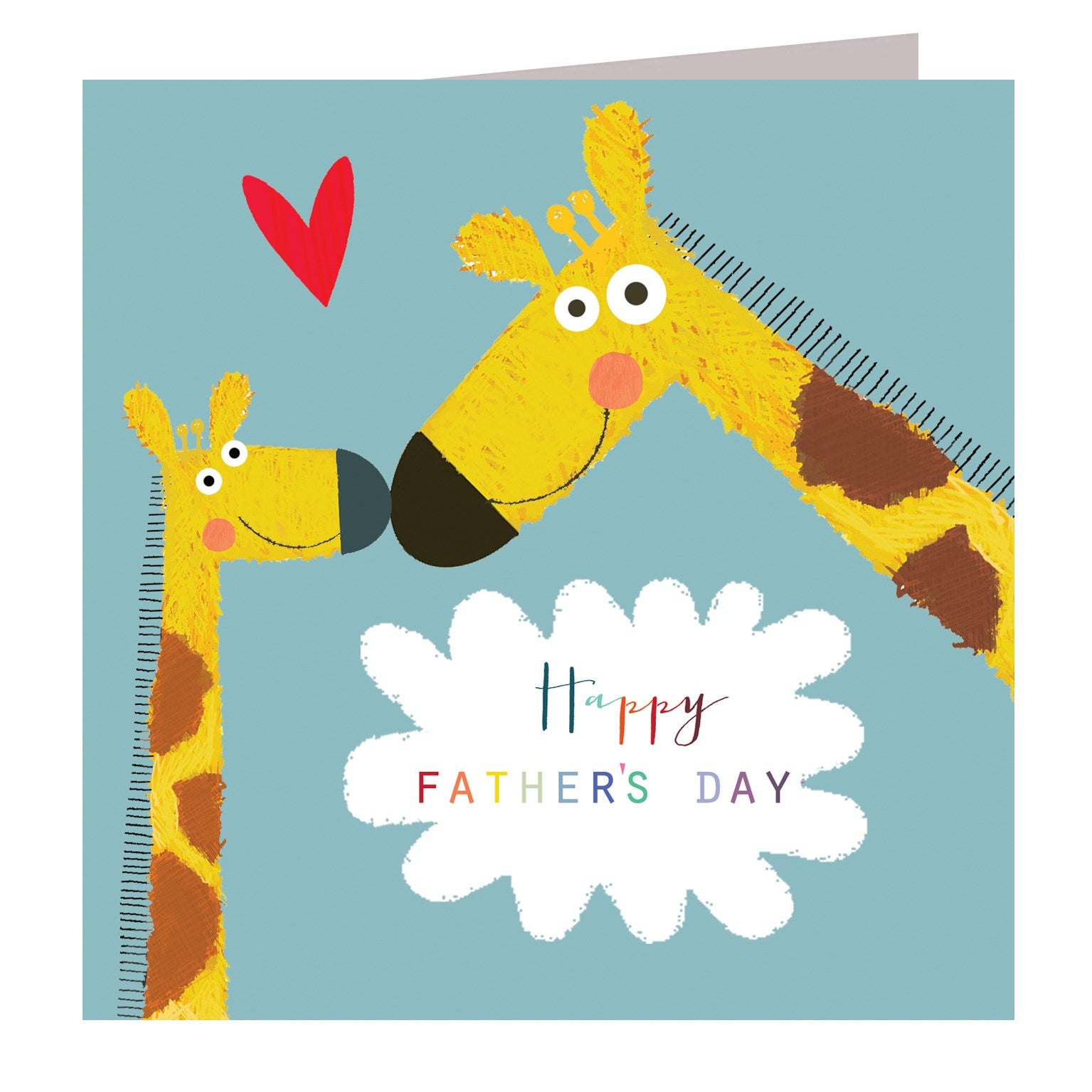 AA05 giraffe Father's Day card