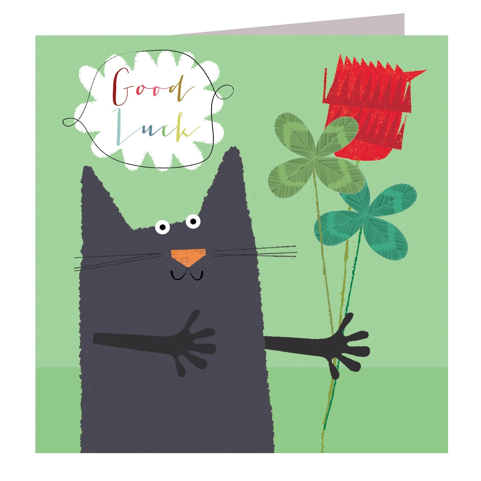 AA12 good luck cat card