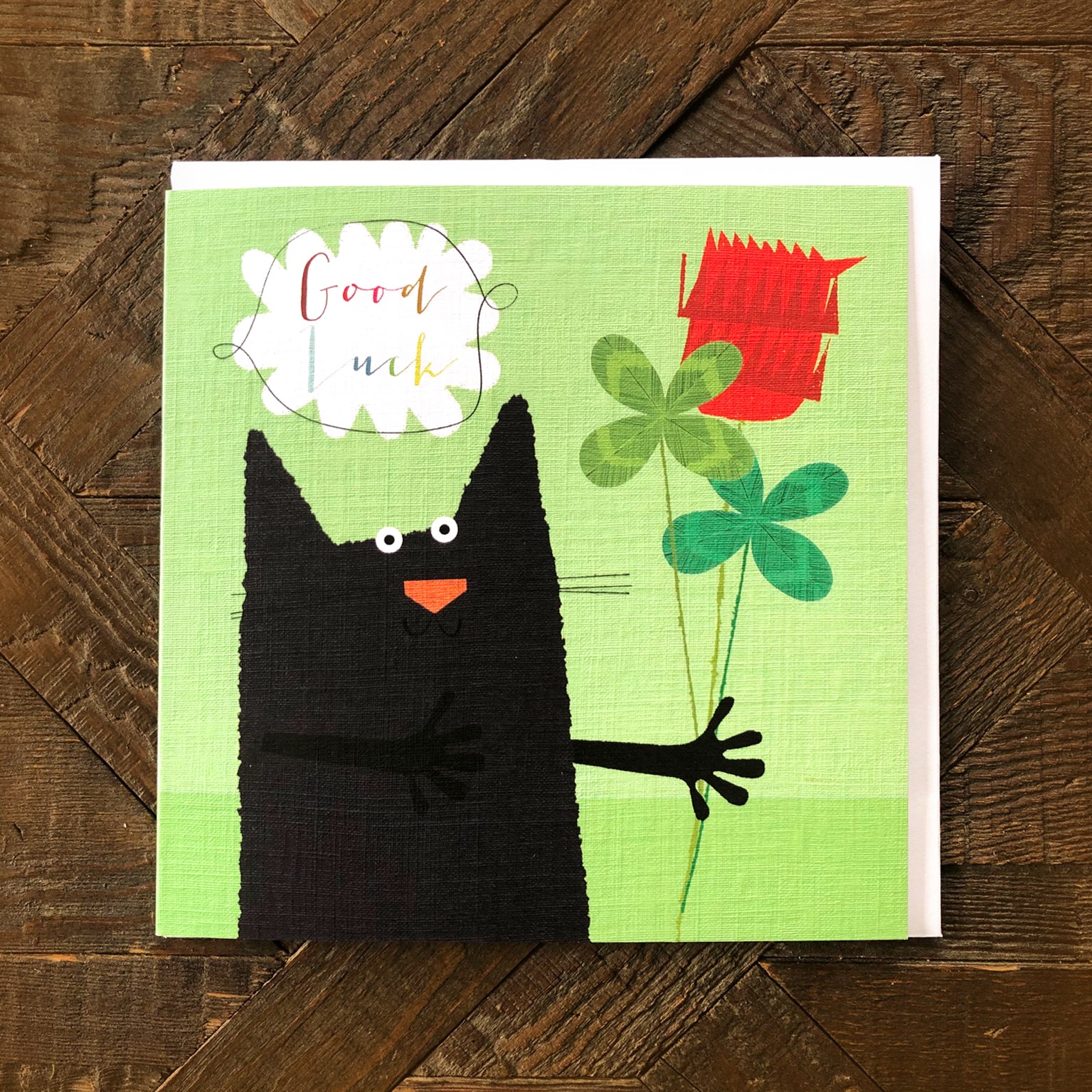 AA12 good luck cat card