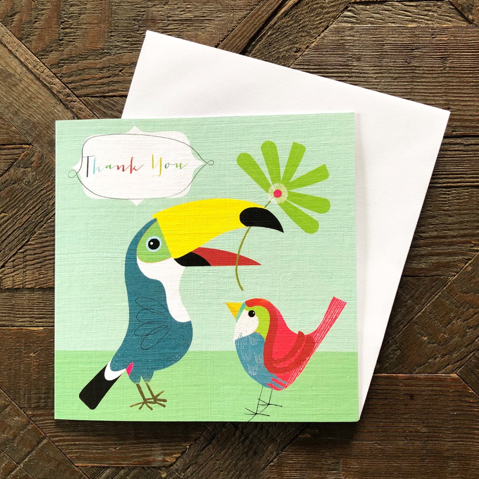 AA15 toucan thank you card