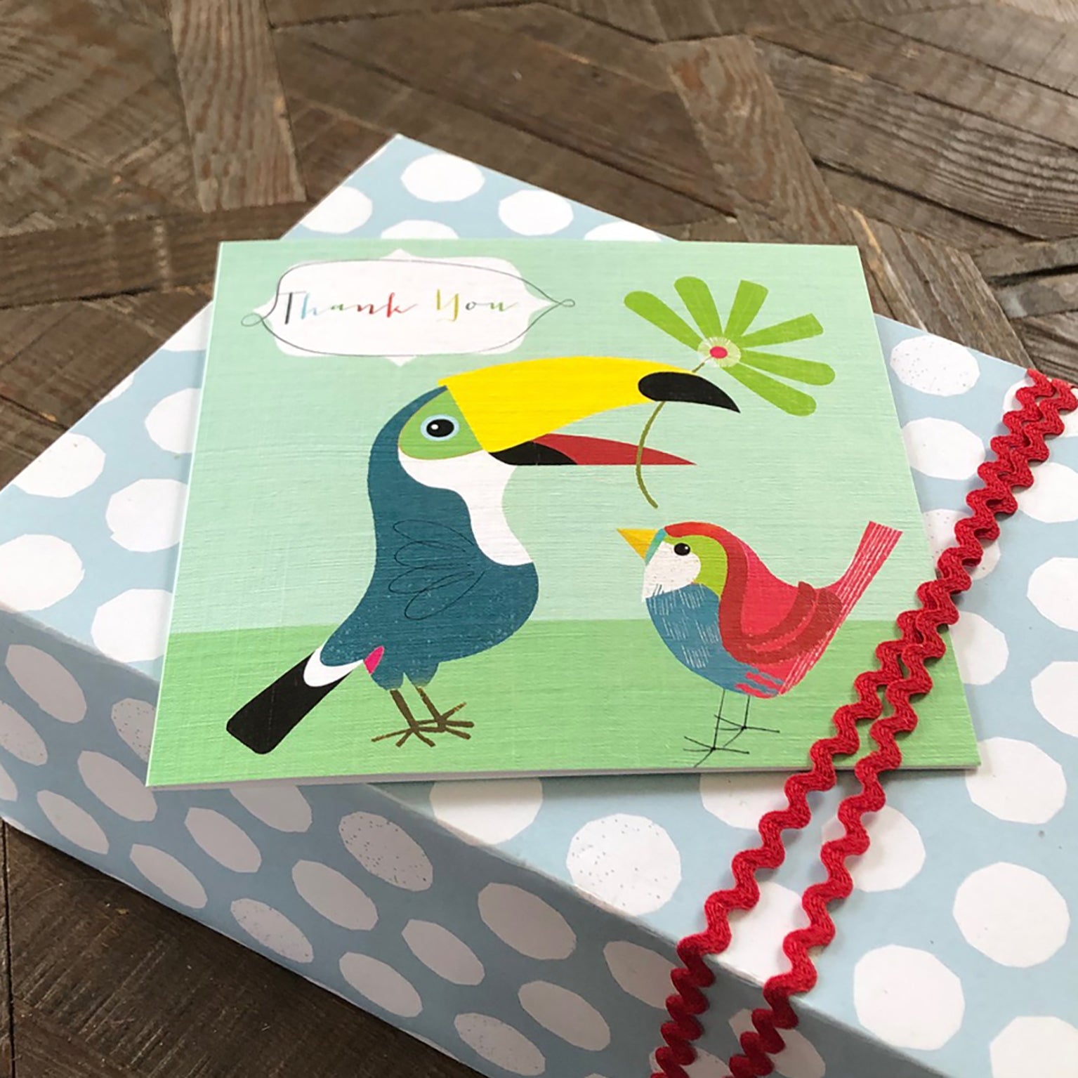 AA15 toucan thank you card