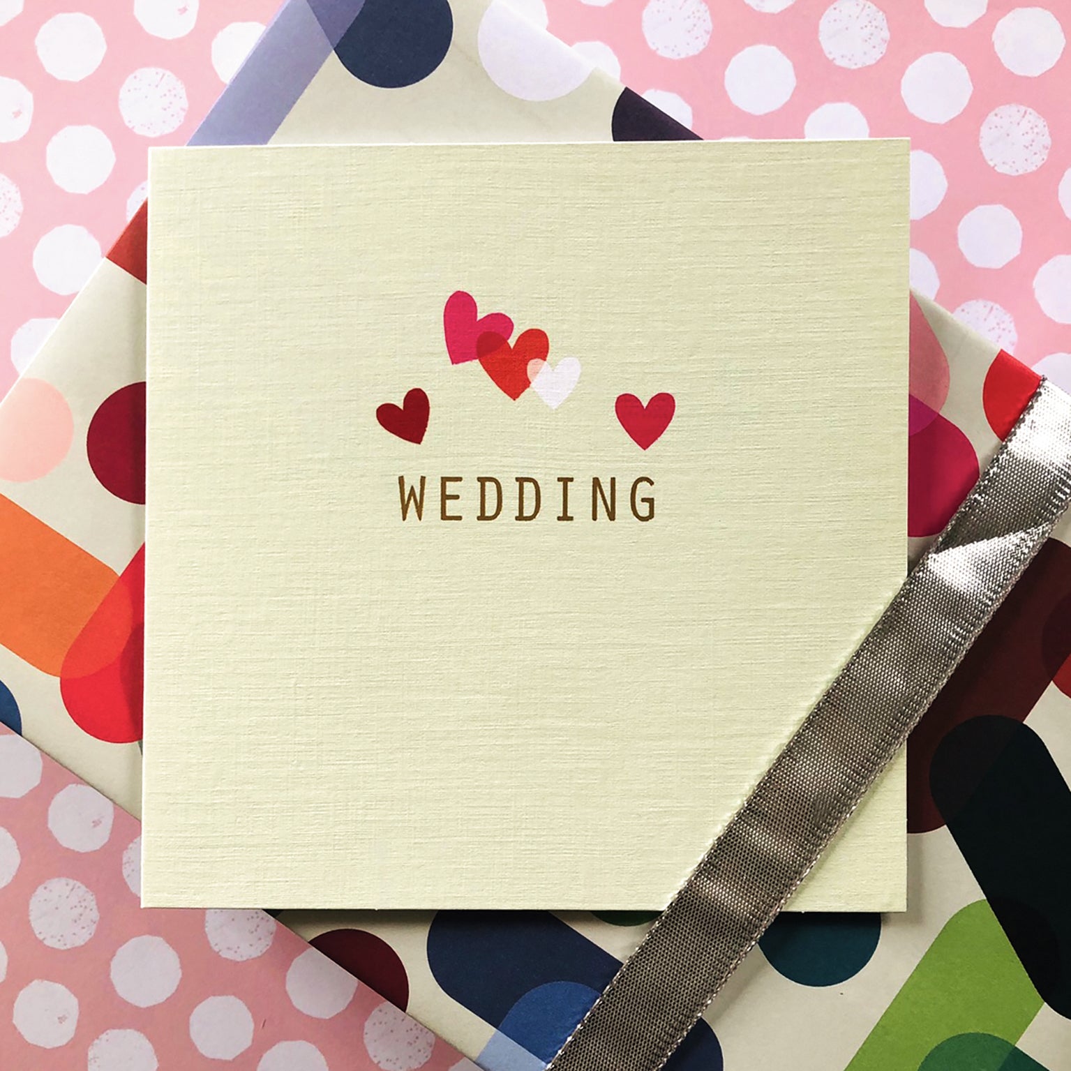 AH12 gold foiled wedding card