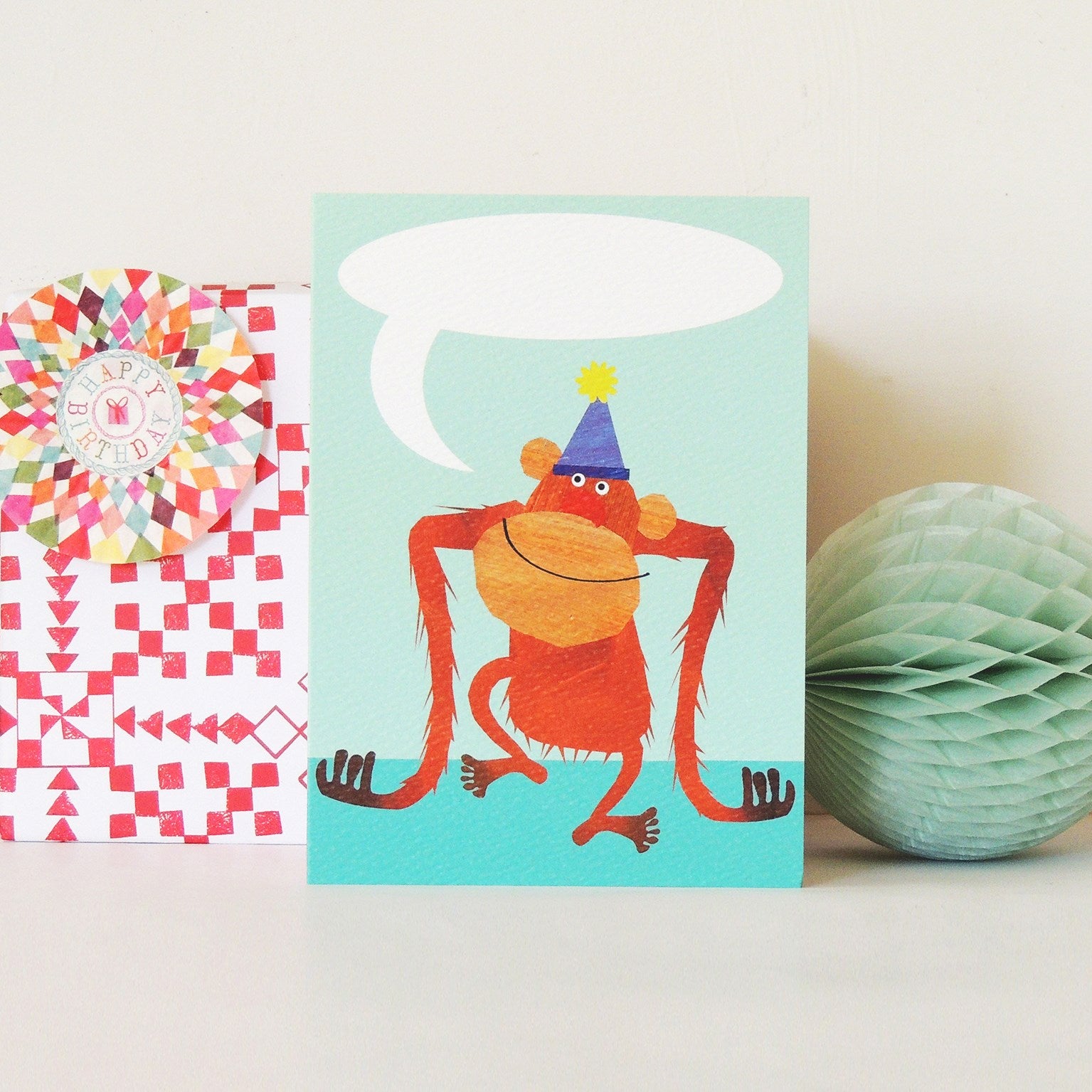 personalised orangutan card