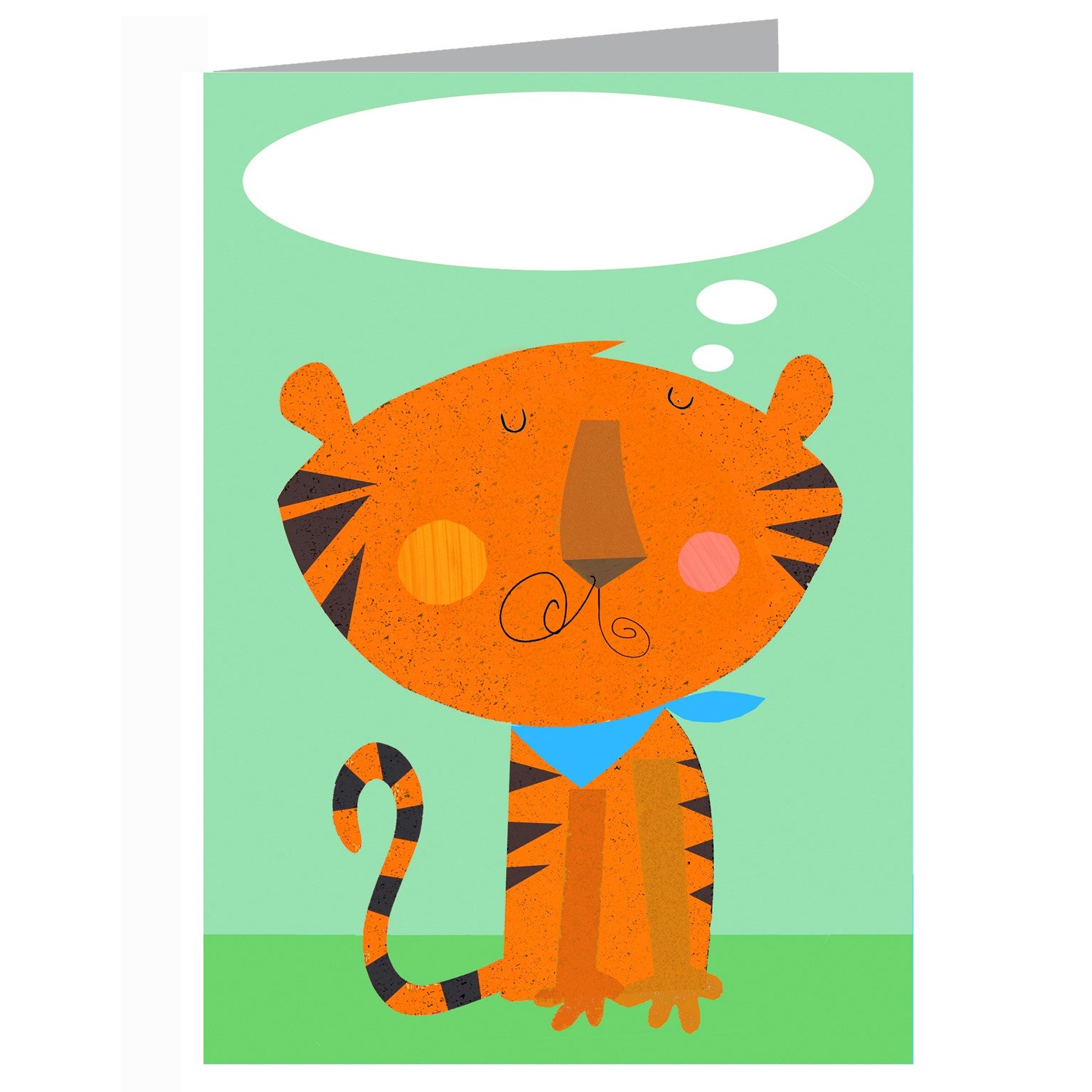 personalised tiger card