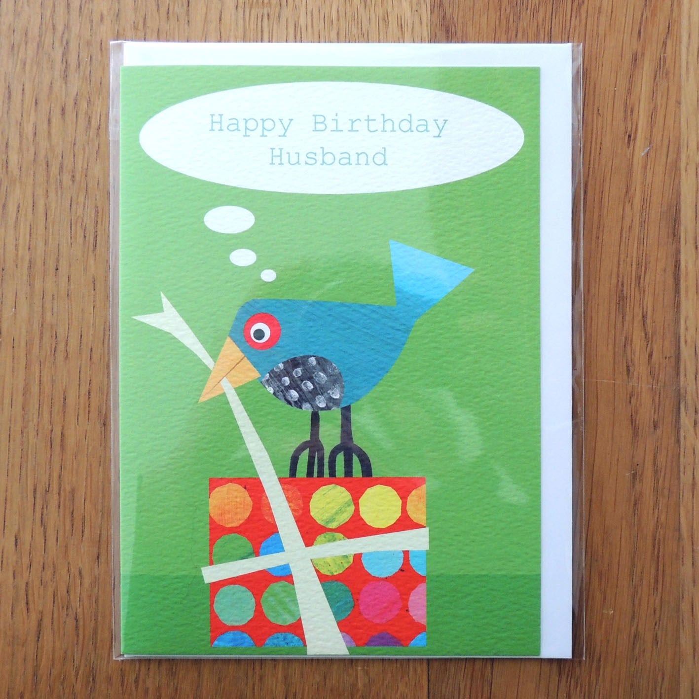 personalised bird card