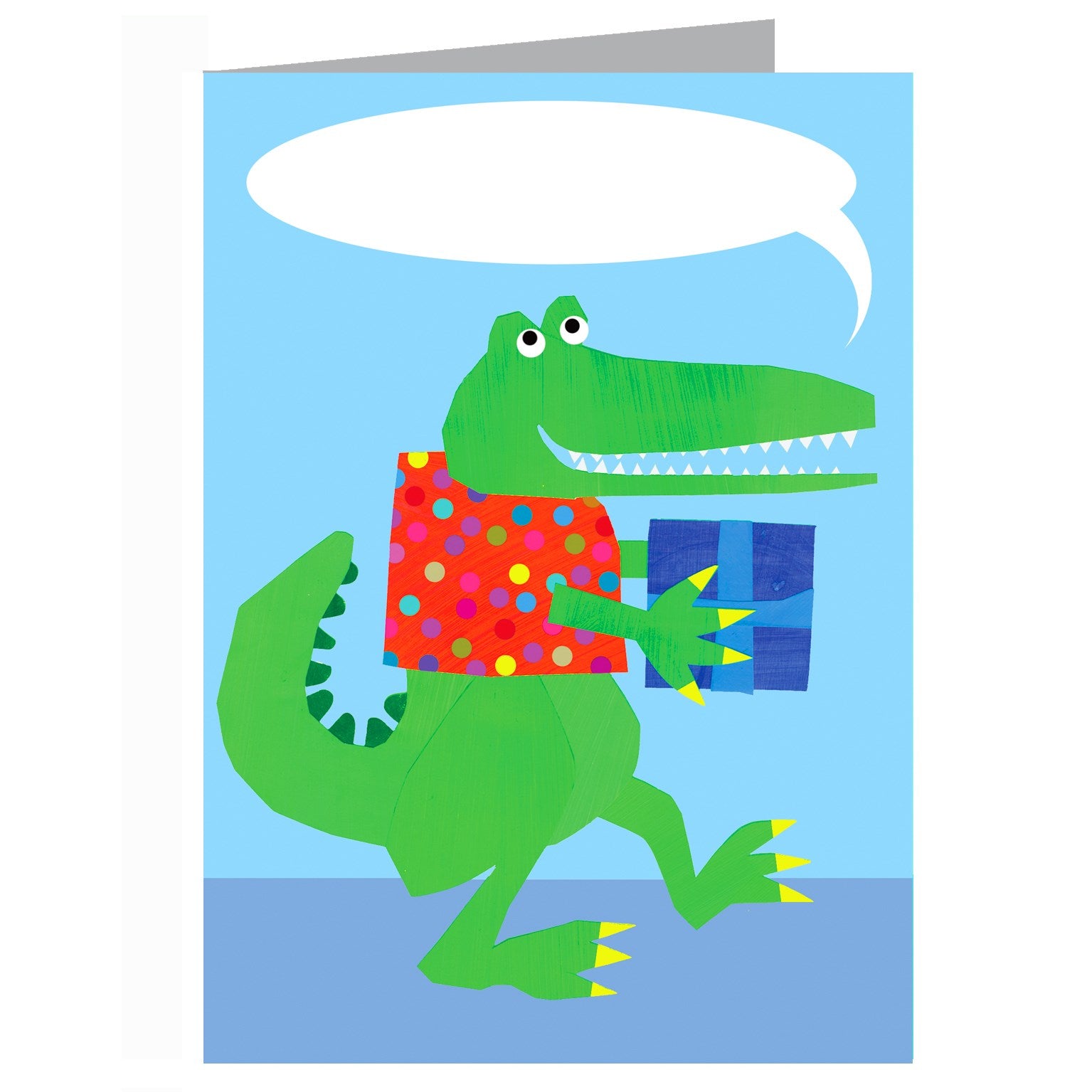 personalised crocodile card