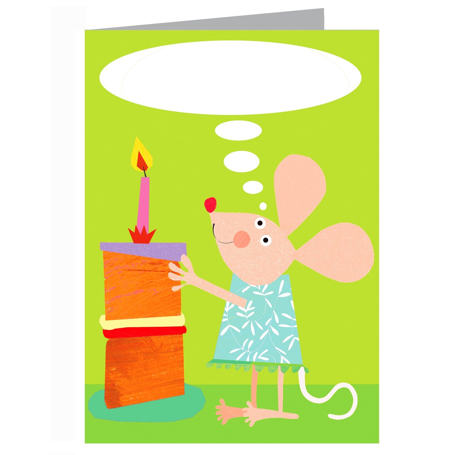 personalised little mouse card