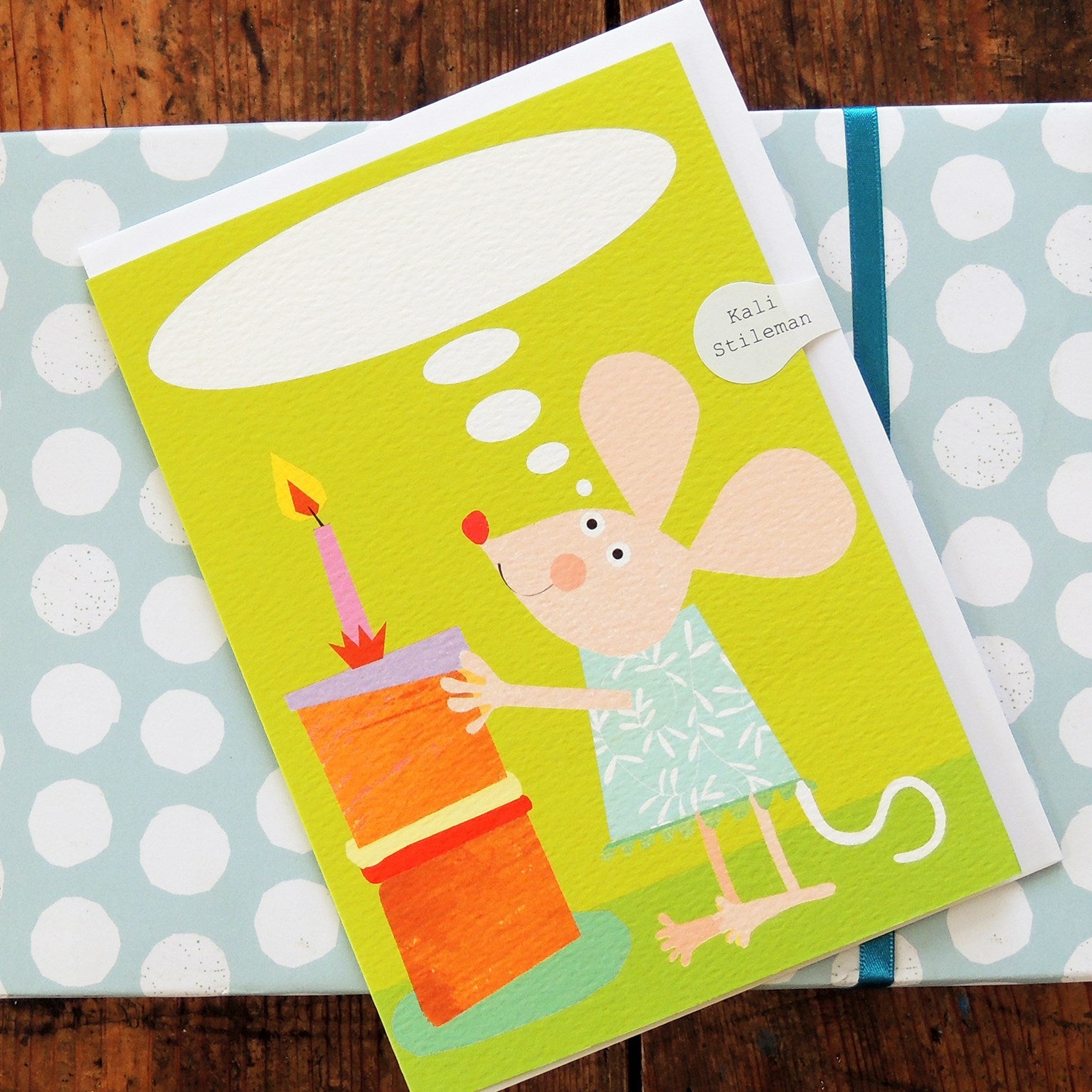 personalised little mouse card