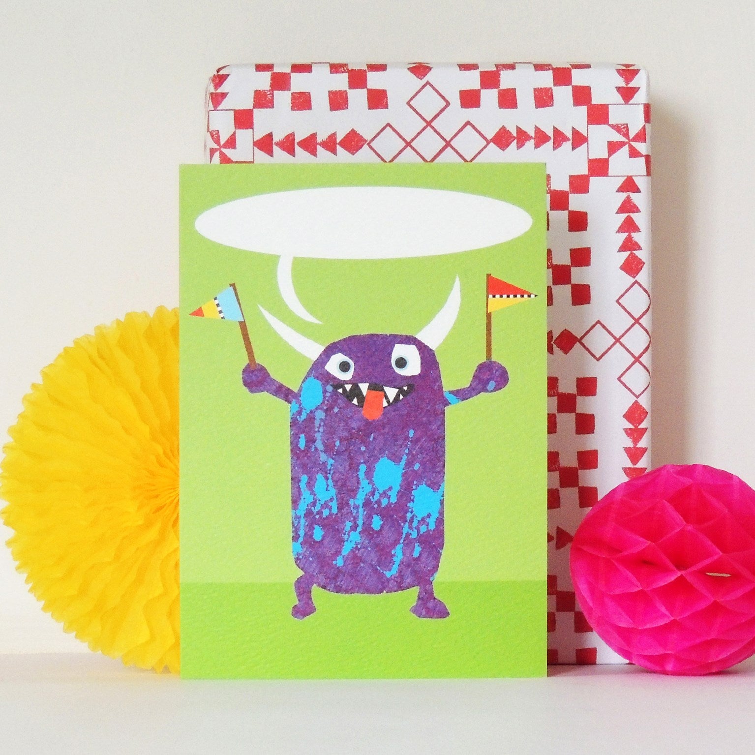 personalised monster card