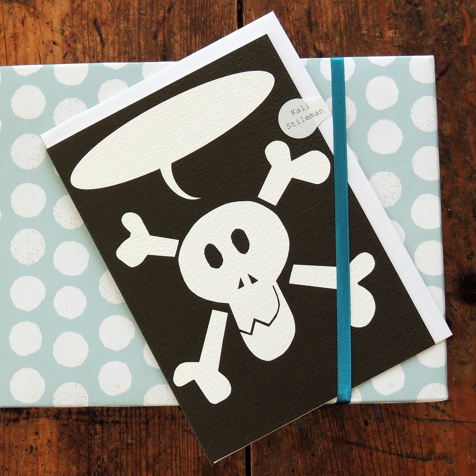 personalised skull card