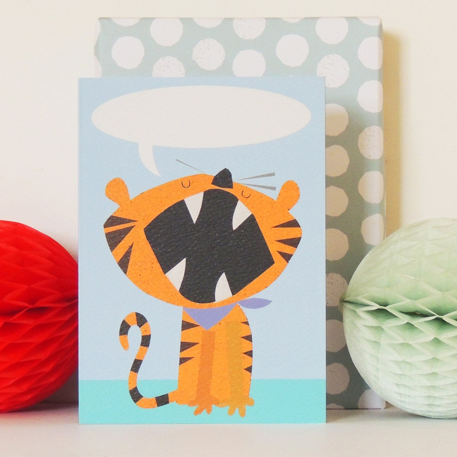 personalised tiger card