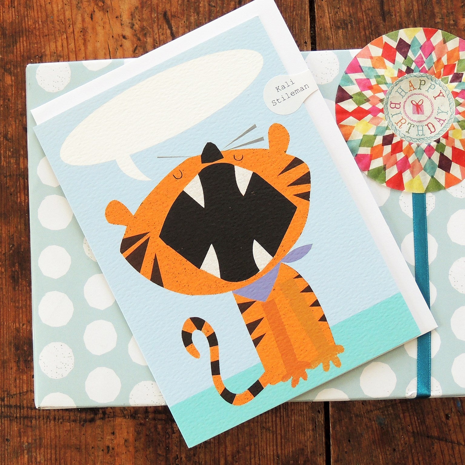 personalised tiger card