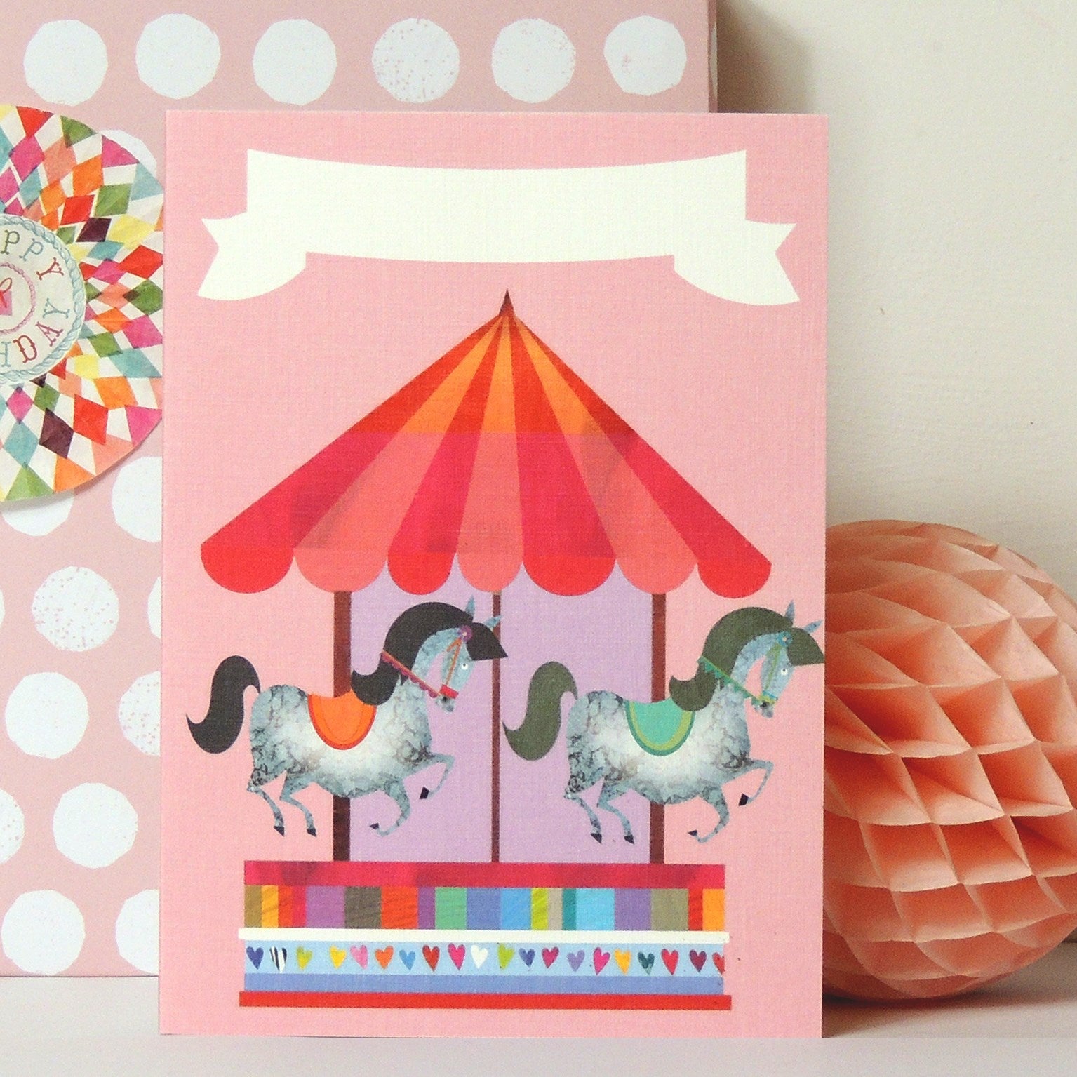 personalised merry go round card