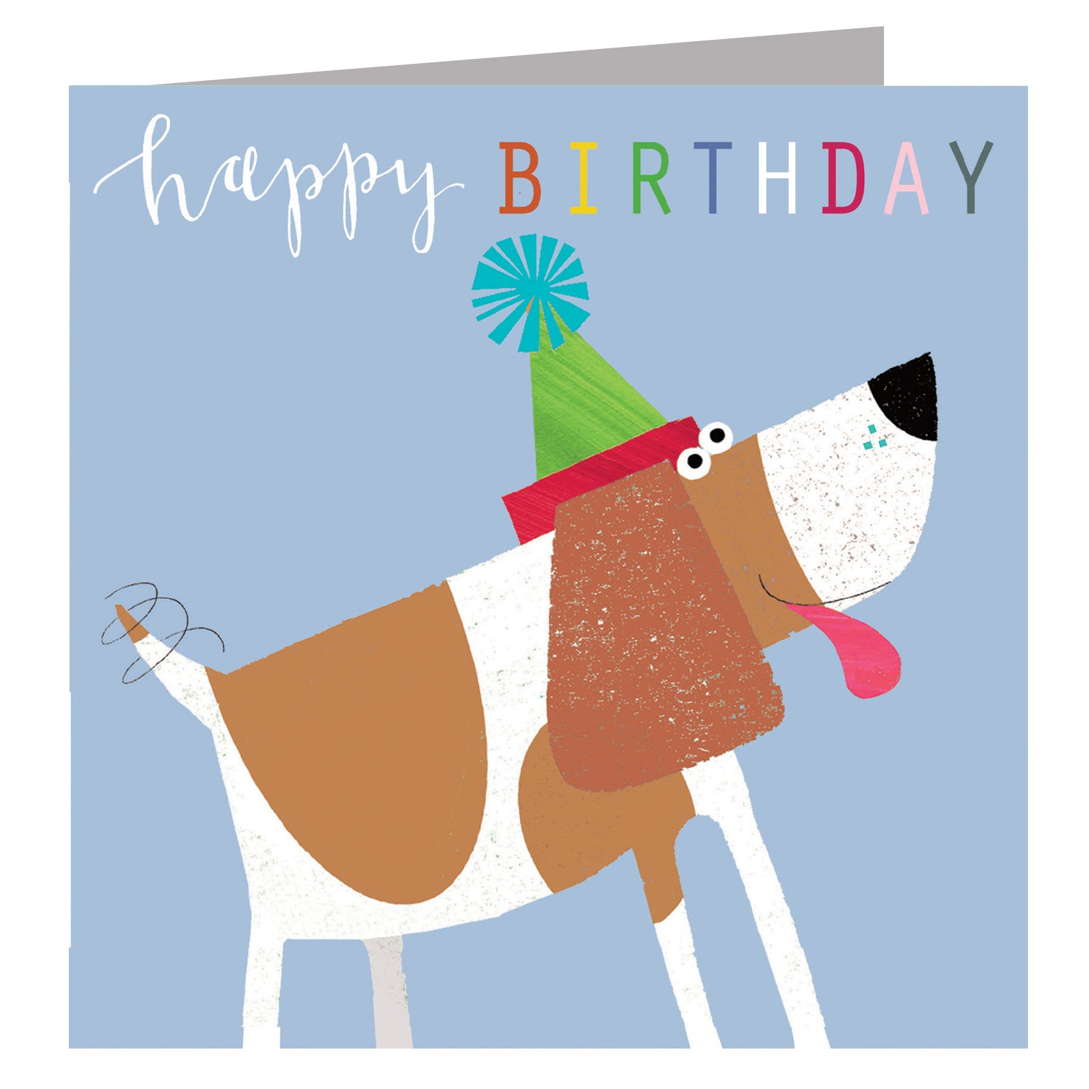 BH06 waggy beagle birthday card