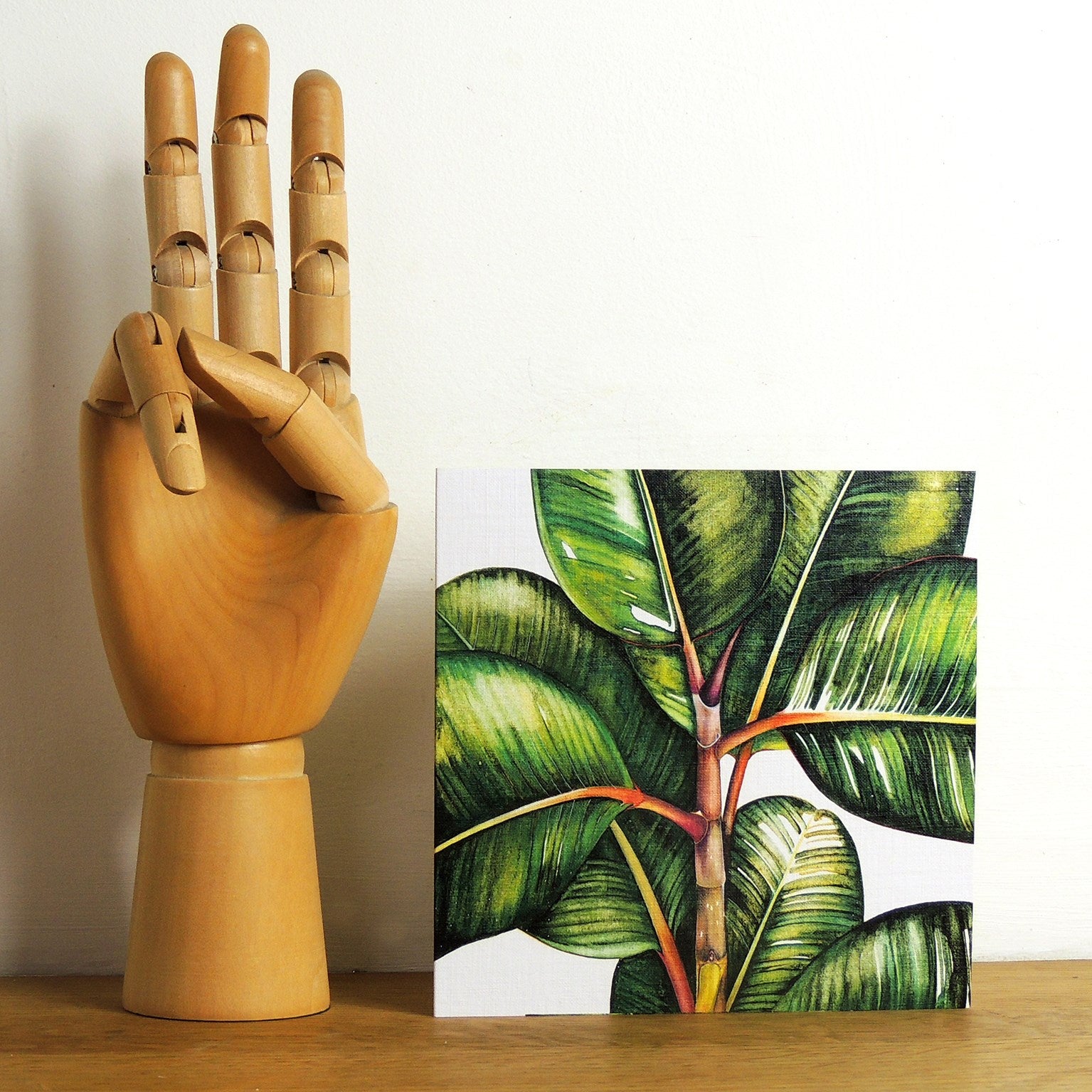 mixed botanical greetings card pack 4