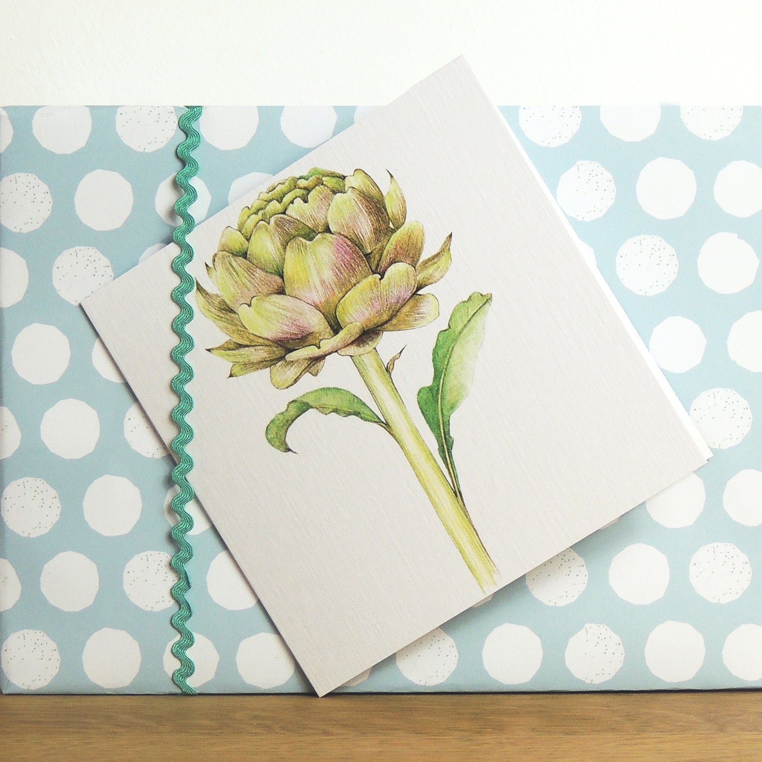 BT12 artichoke greetings card