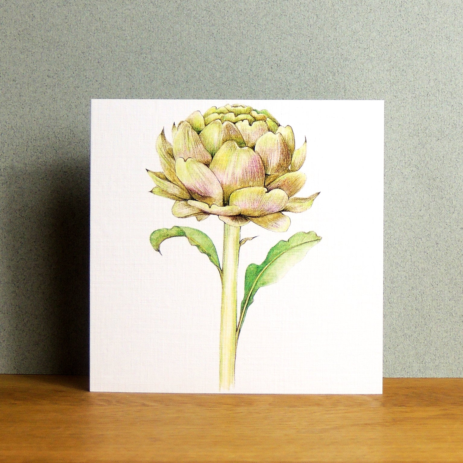 BT12 artichoke greetings card