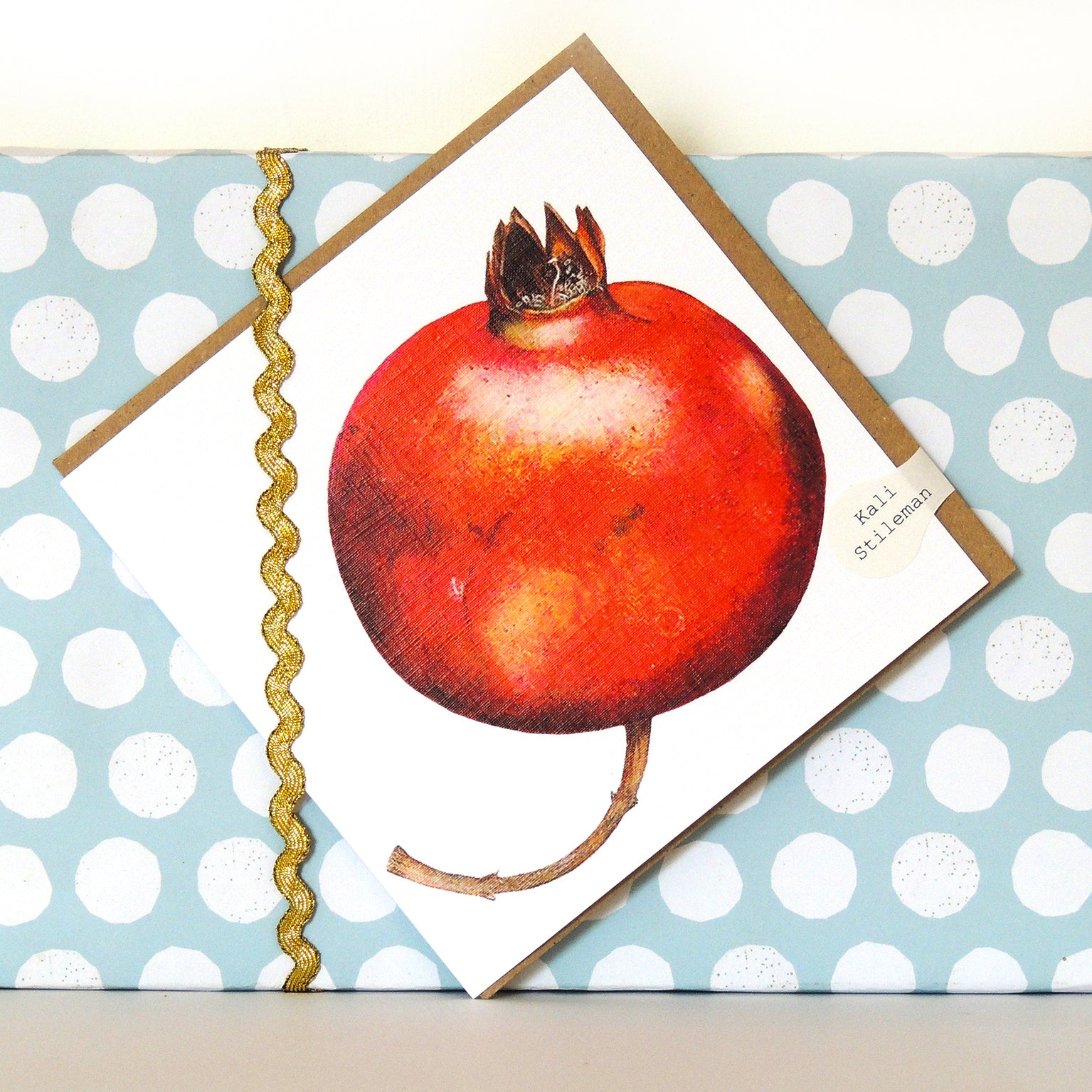 BT17 pomegranate greetings card