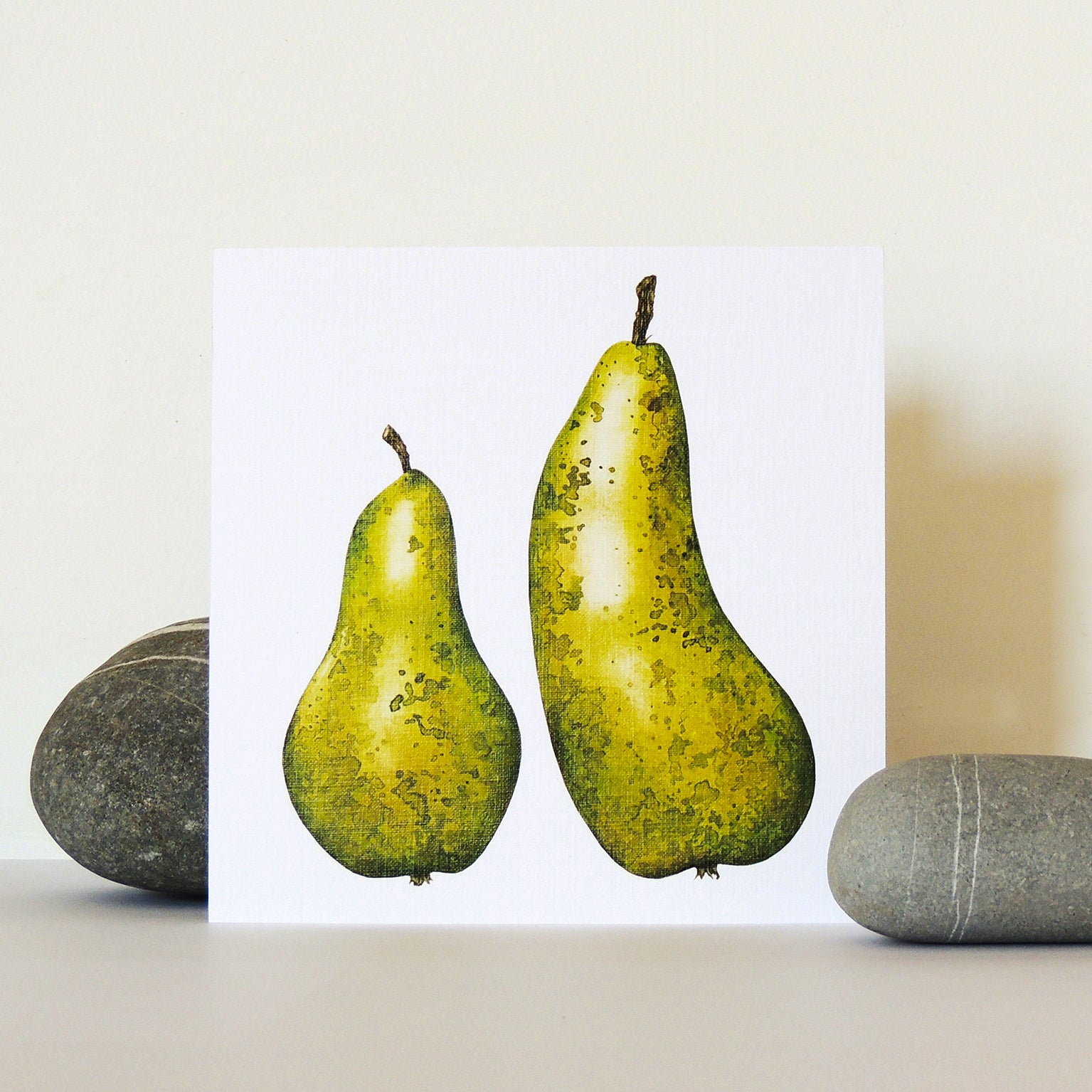 BT19 pears greetings card