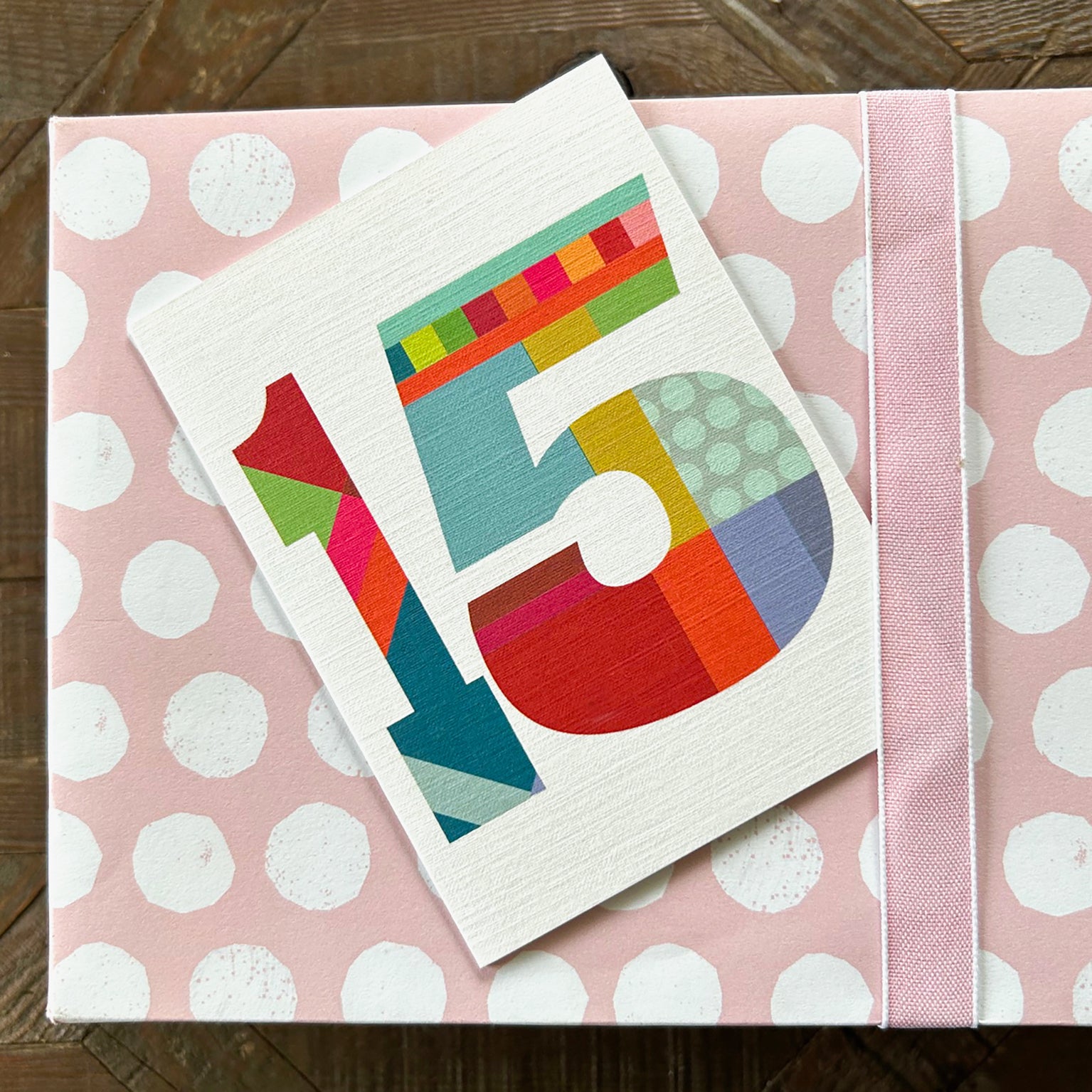 BTW15 mini number fifteen card