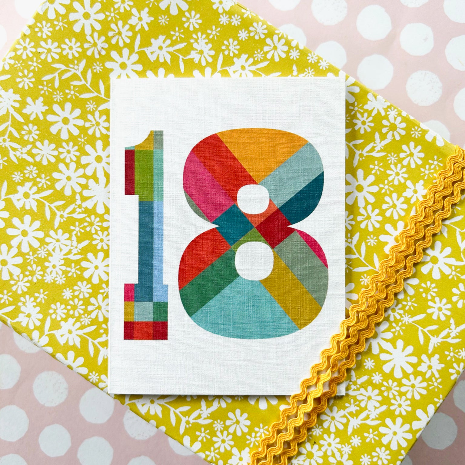 BTW18 mini number eighteen card