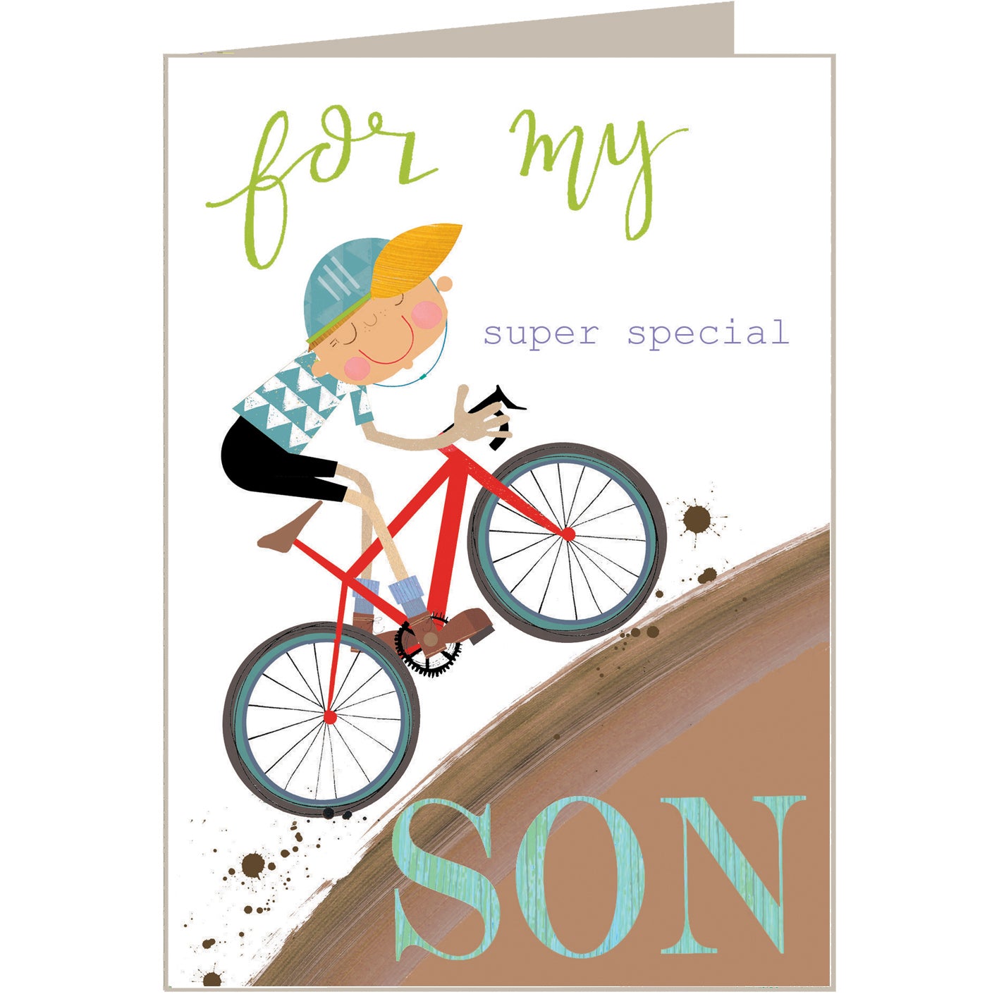 BY08 mountain biking son card