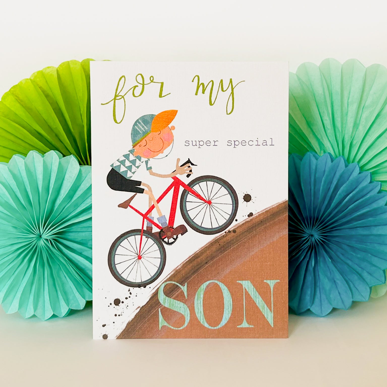 BY08 mountain biking son card