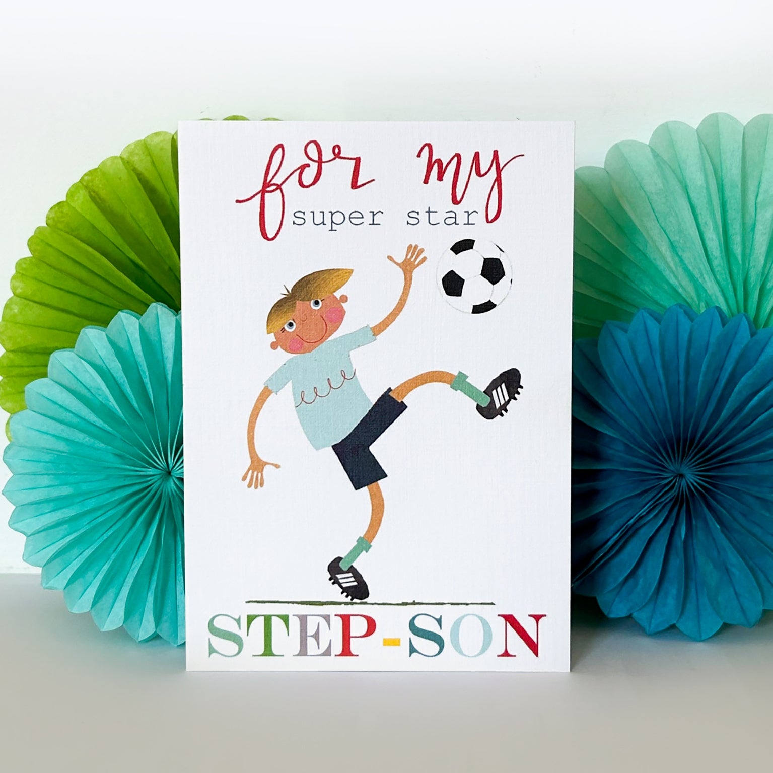 BY10 football step son card