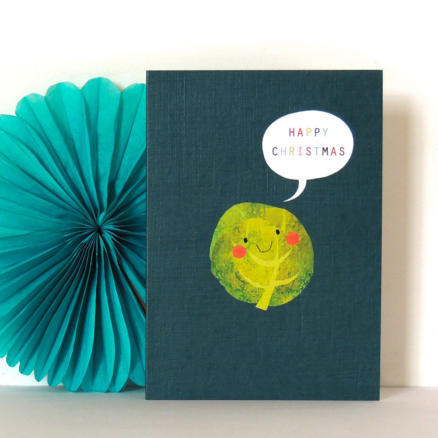 CH01 brussel sprout Christmas card