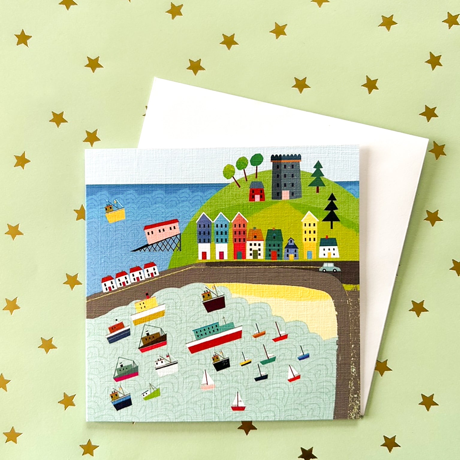 CT02 life boat greetings card