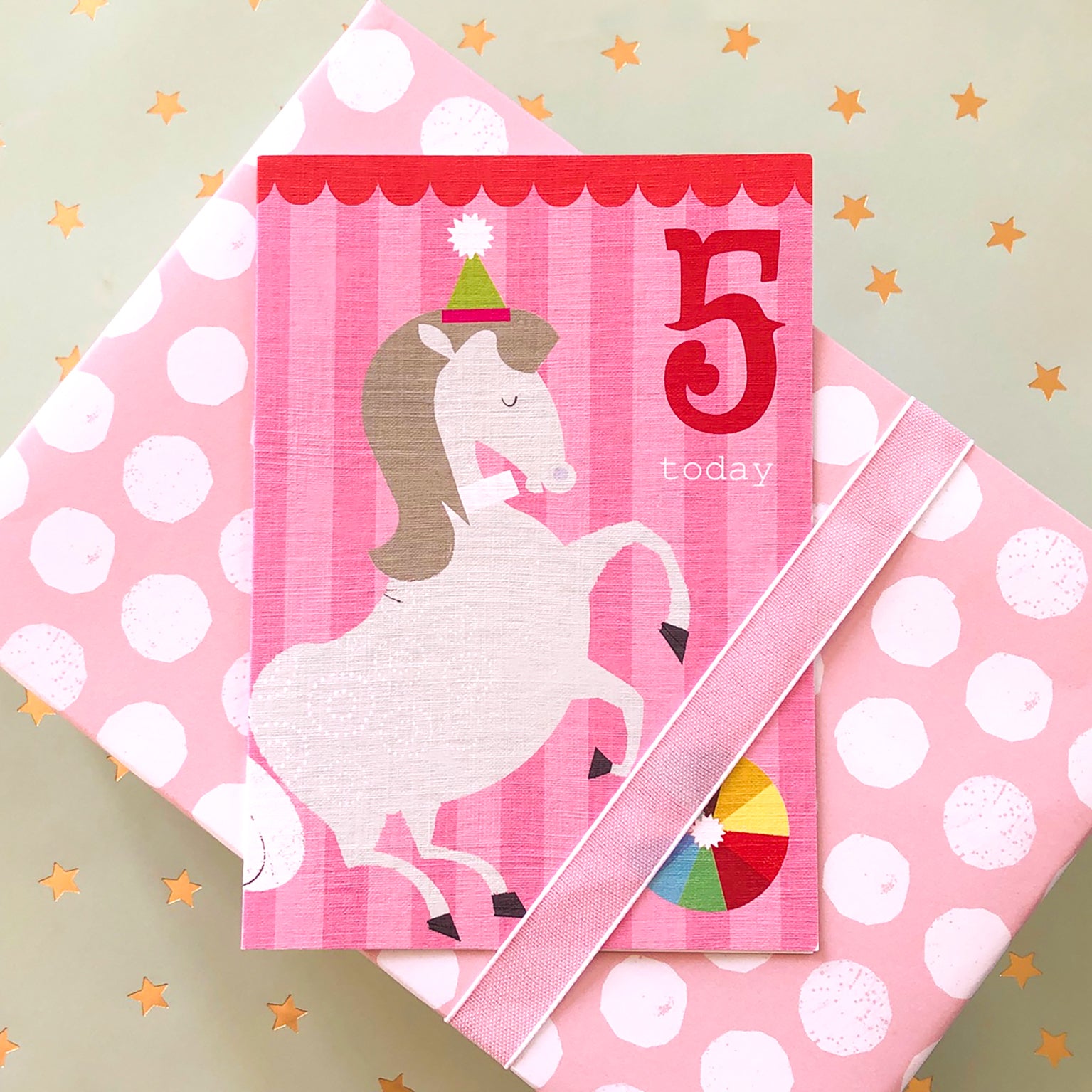 CZ11 horse 5th birthday card