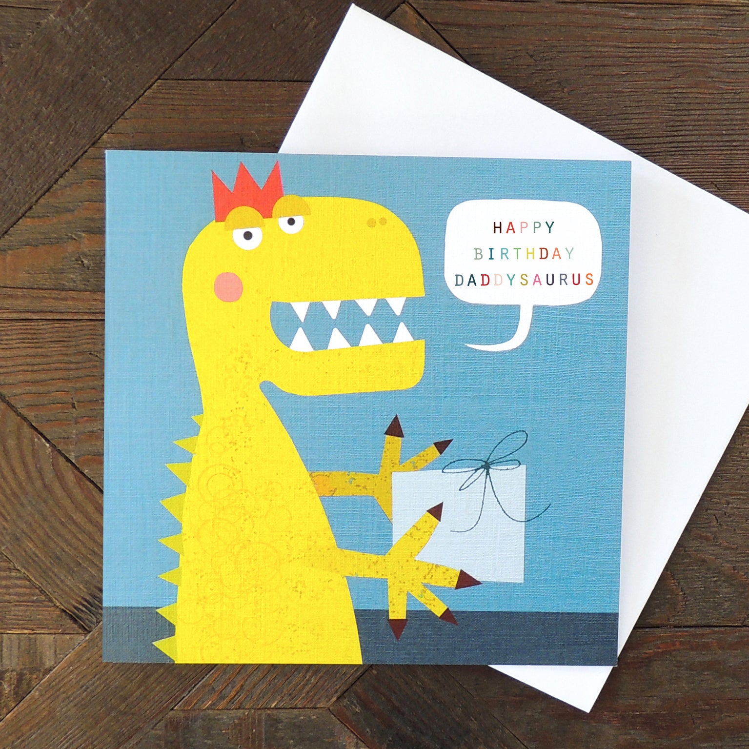 DB01 daddysaurus birthday card