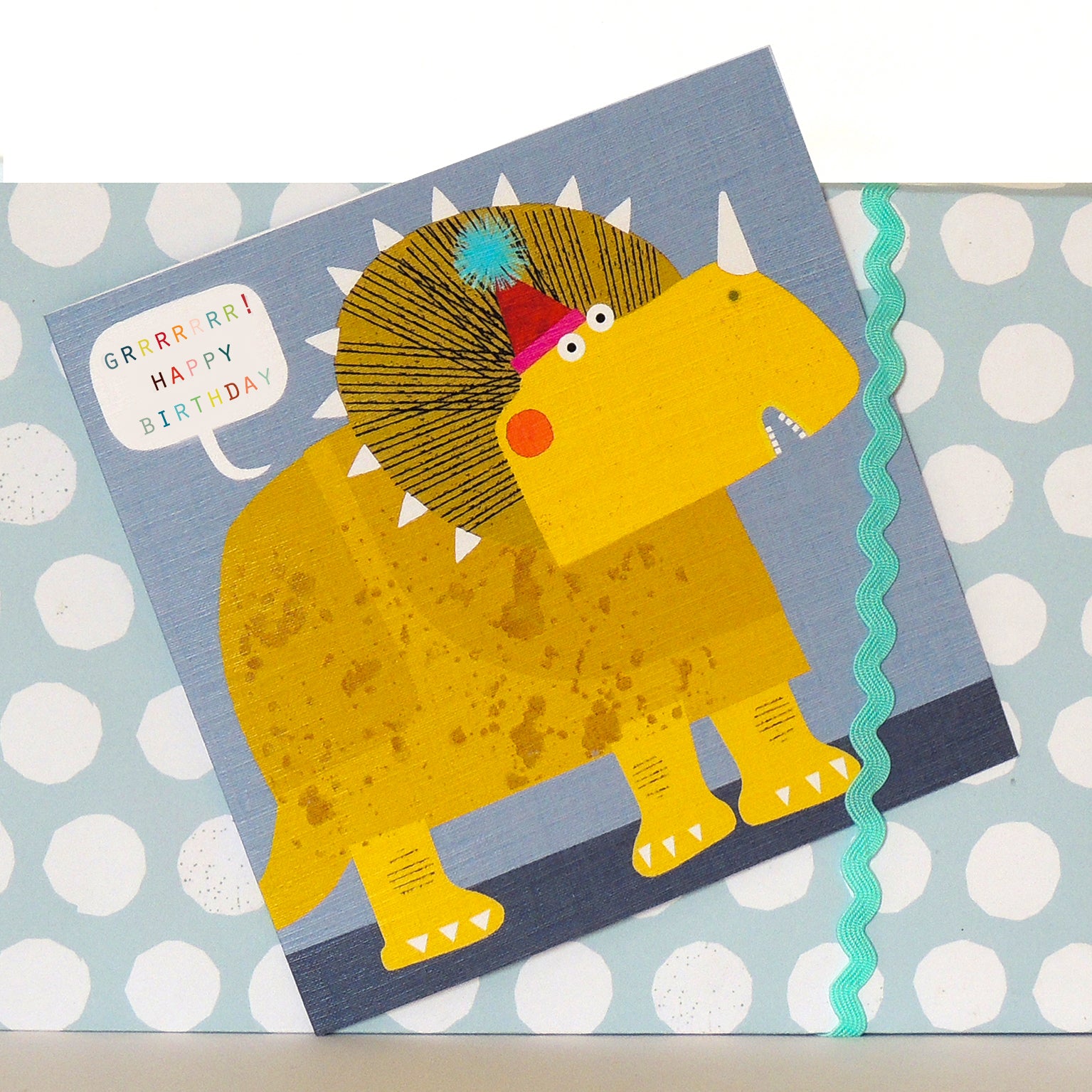 DB06 grrrrr! dinosaur birthday card