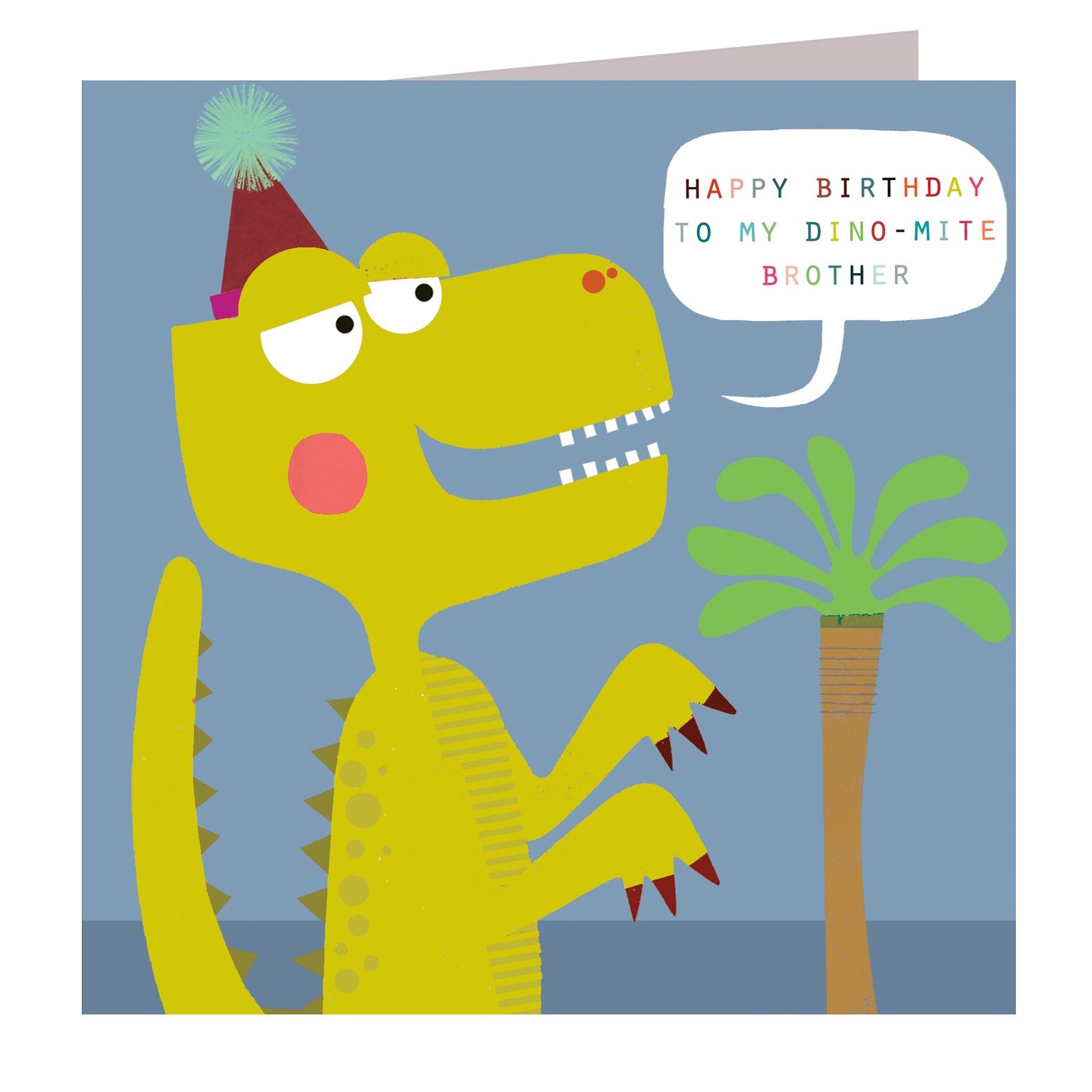 DB10 dino-mite brother birthday card