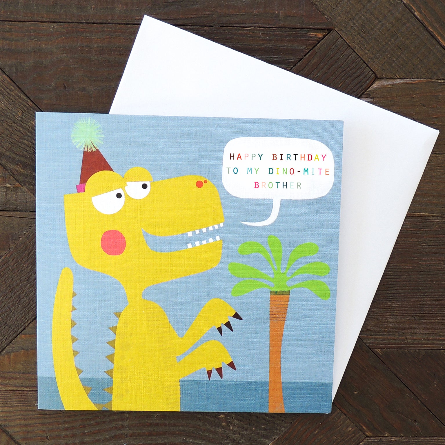 DB10 dino-mite brother birthday card