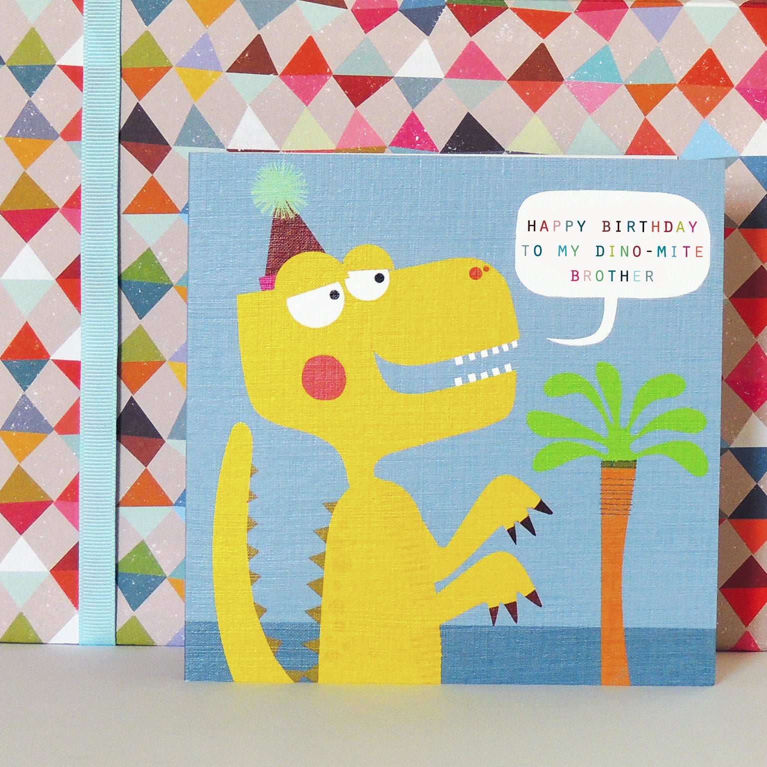 DB10 dino-mite brother birthday card