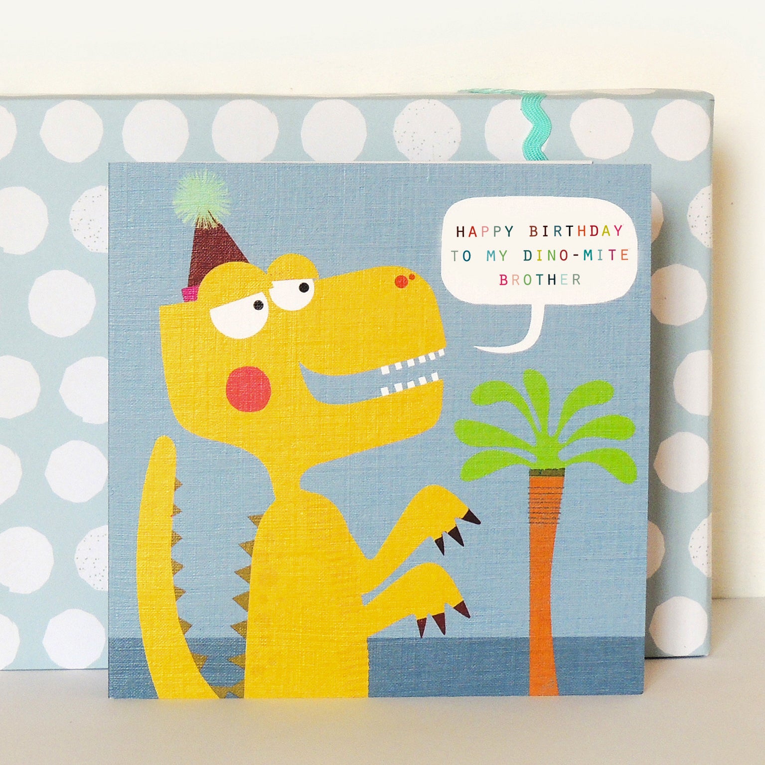 DB10 dino-mite brother birthday card