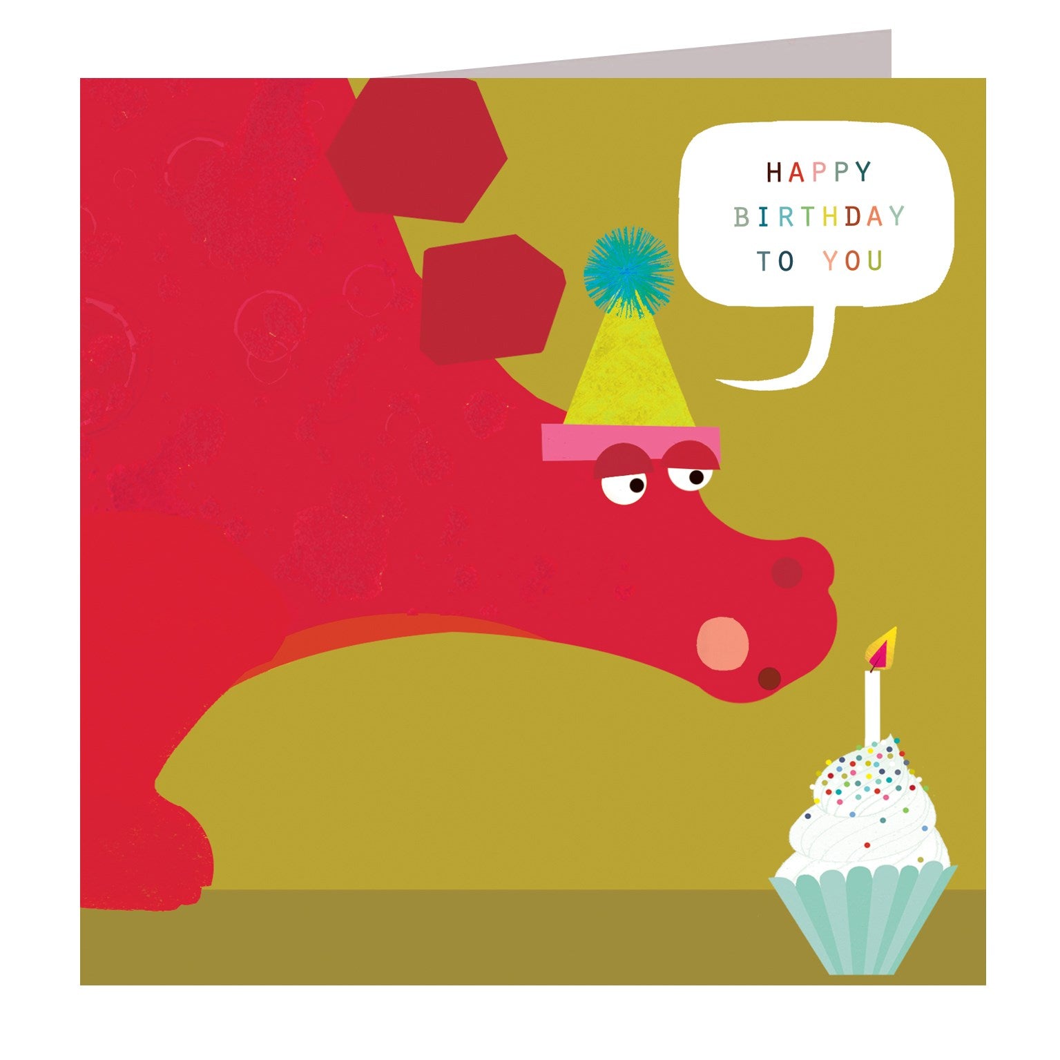 DB11 stegosaurus birthday cake card