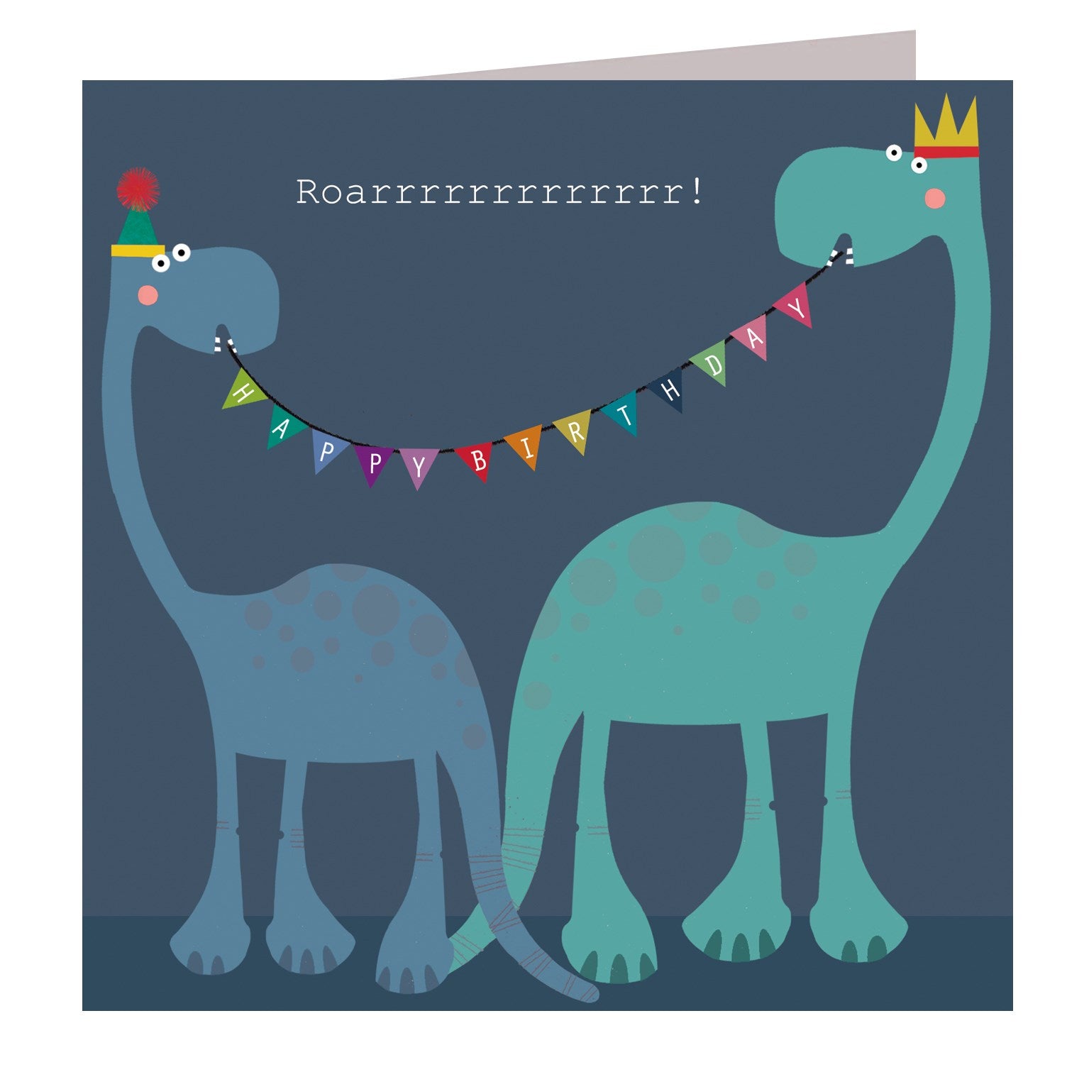 DB12 roarrrrrrr! dinosaur birthday card