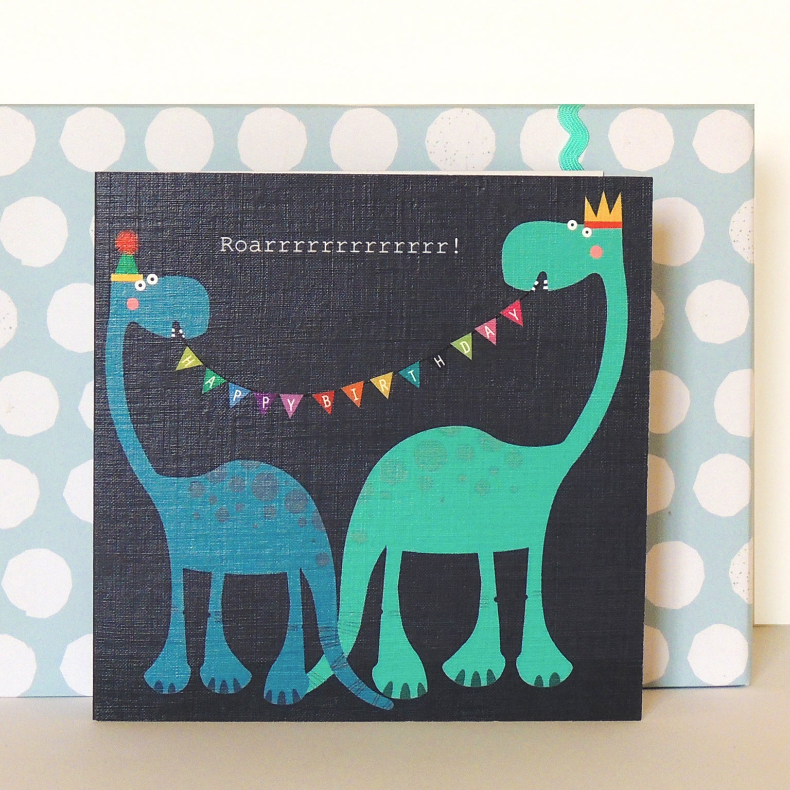 DB12 roarrrrrrr! dinosaur birthday card