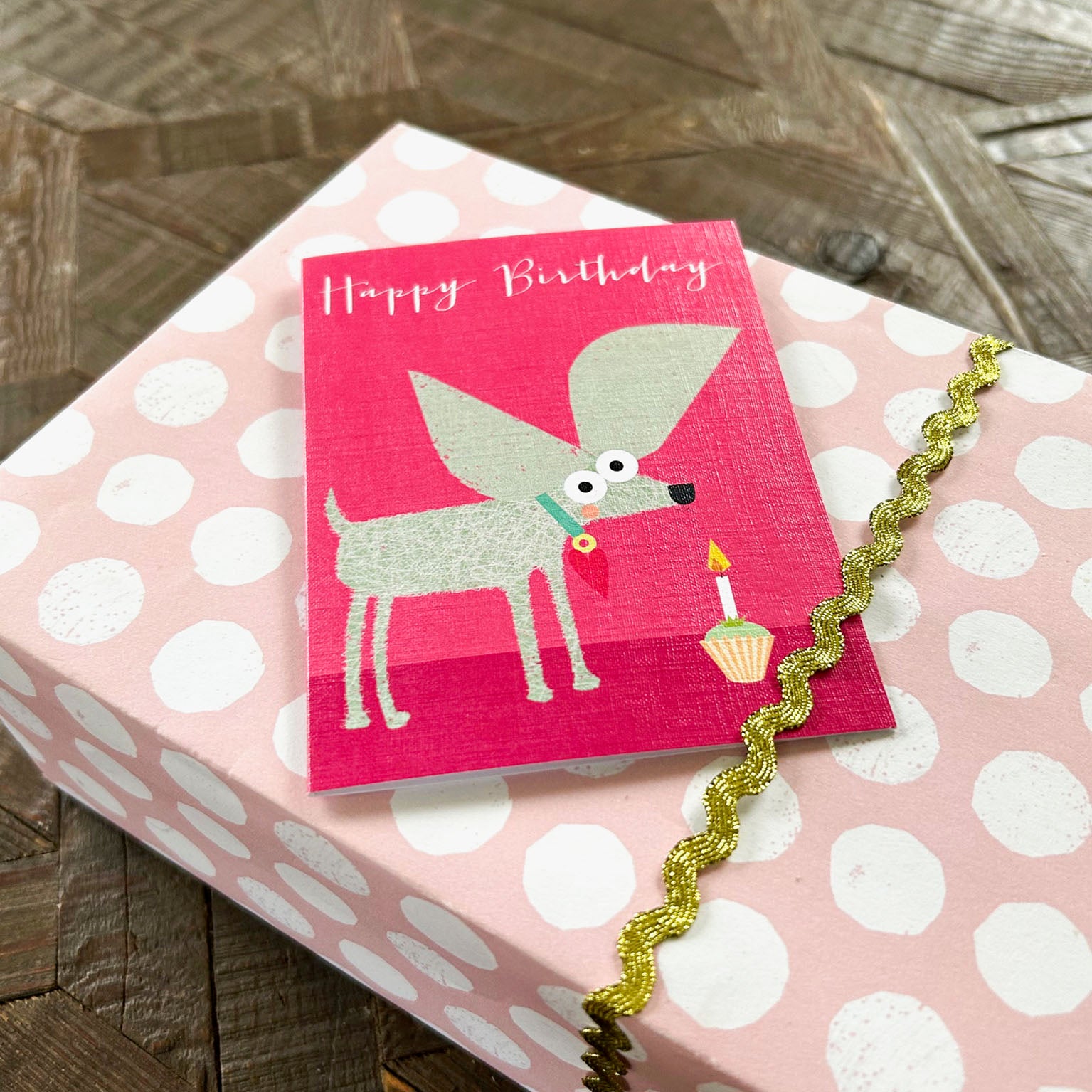 DG05 mini chihuahua birthday card