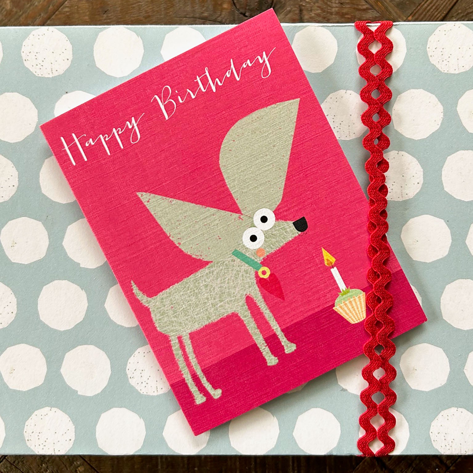 DG05 mini chihuahua birthday card