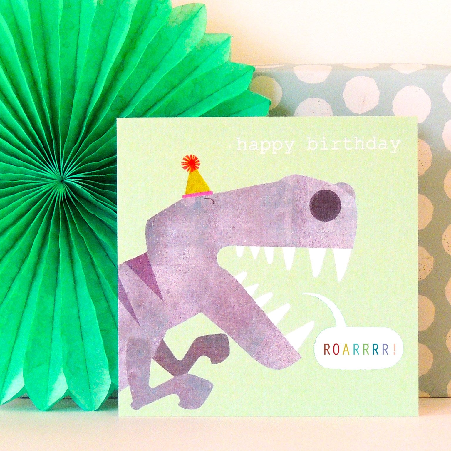 DN01 Tyrannosaurus Rex  birthday card