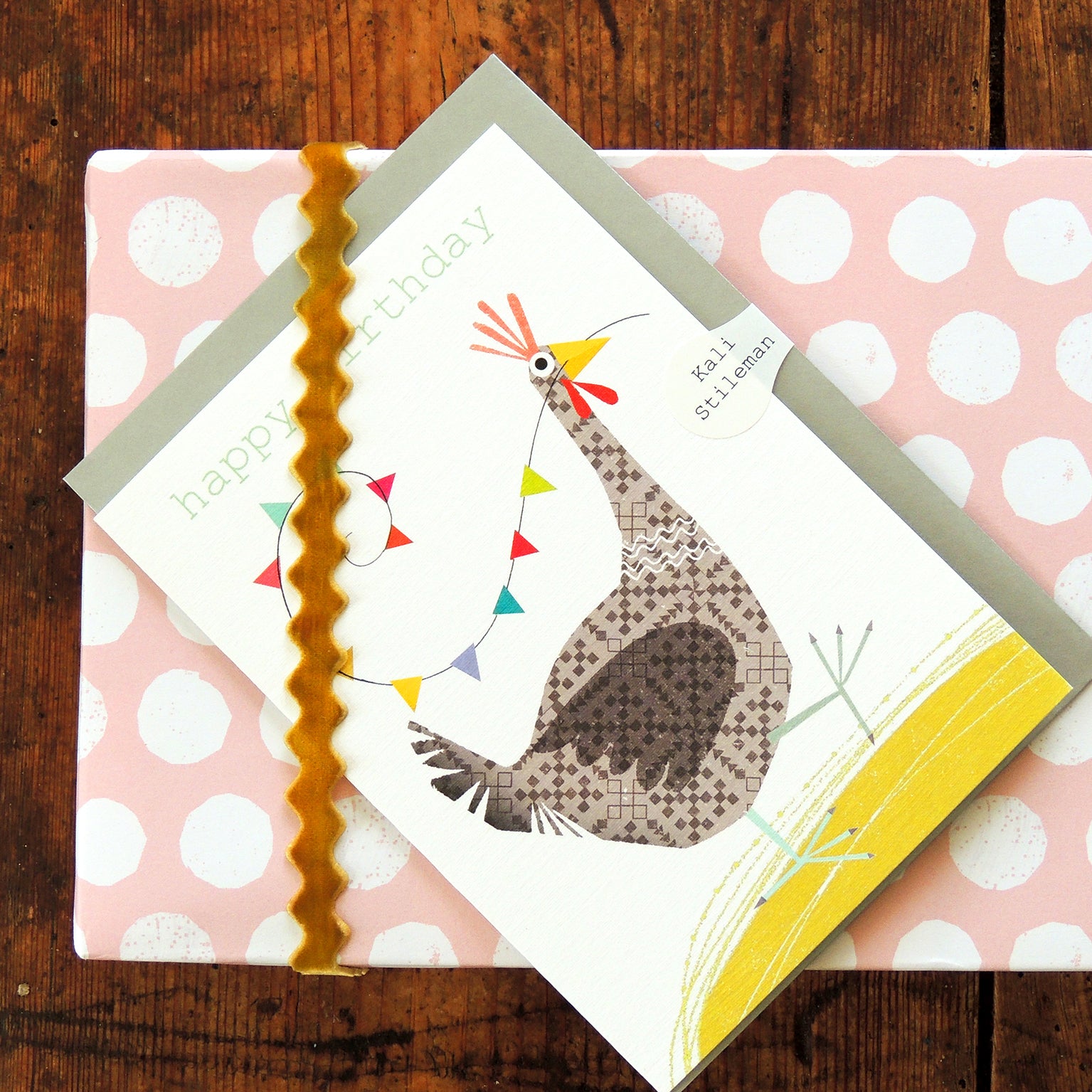 FF06 chicken happy birthday card