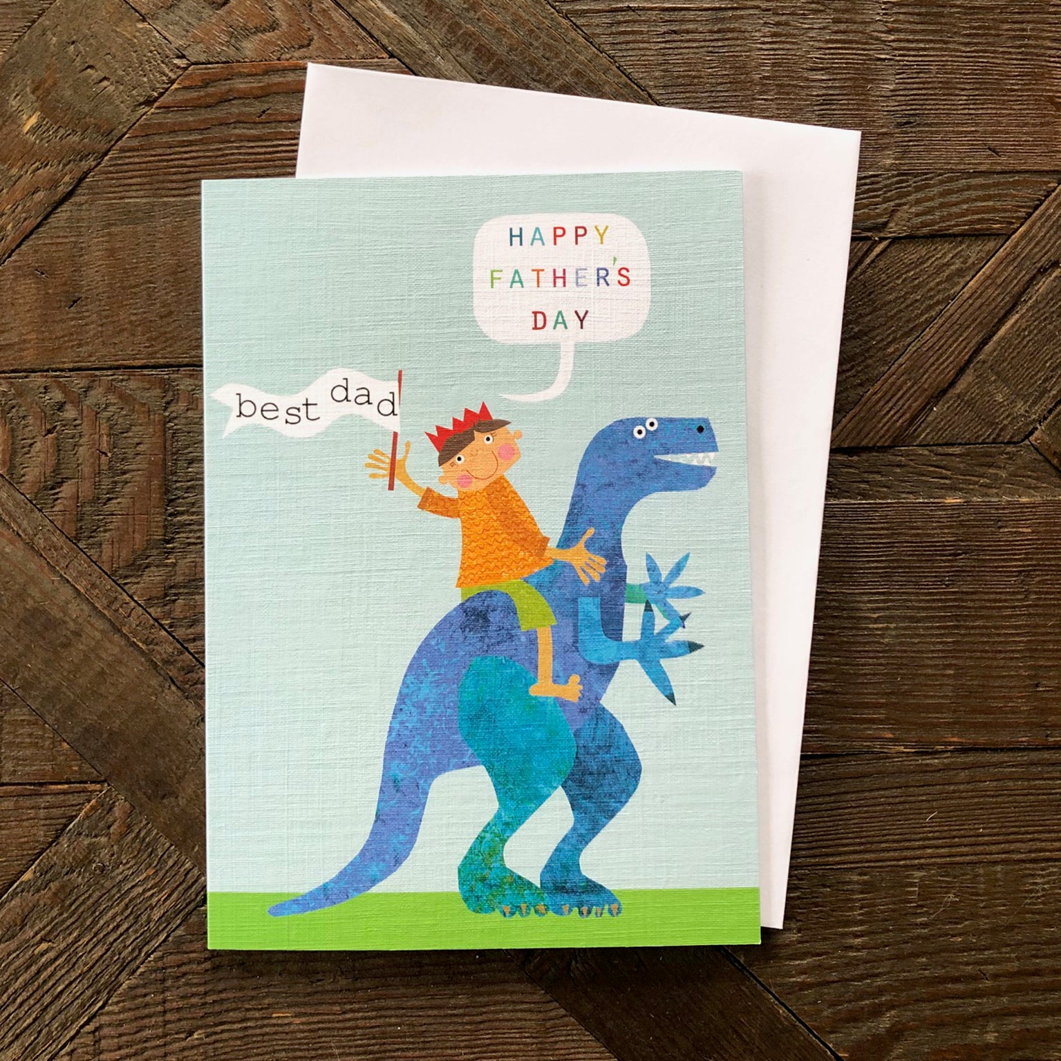 FF93 Father's Day dinosaur card