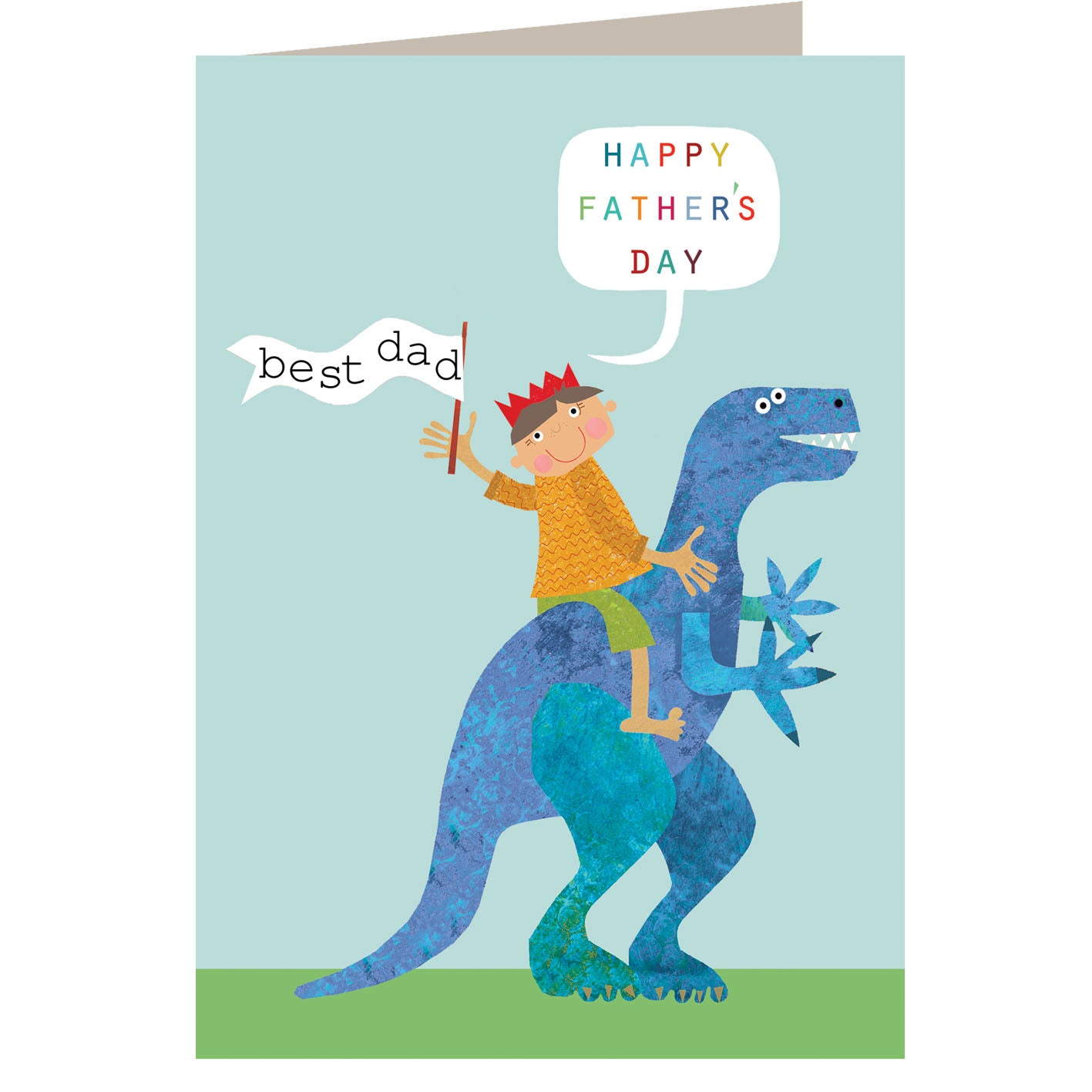 FF93 Father's Day dinosaur card